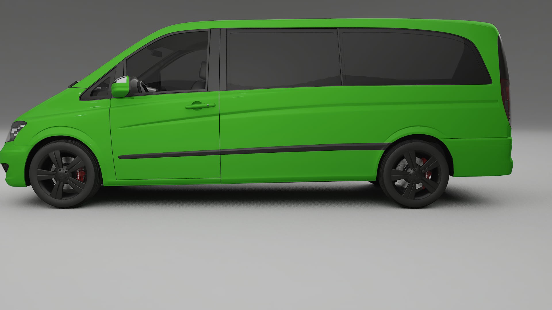 Mercedes Viano Extralong W439 Facelift LCI TPU Lackskyddsfilm | VENOM Färgskiftande PPF – Komplett Förskuret Kit