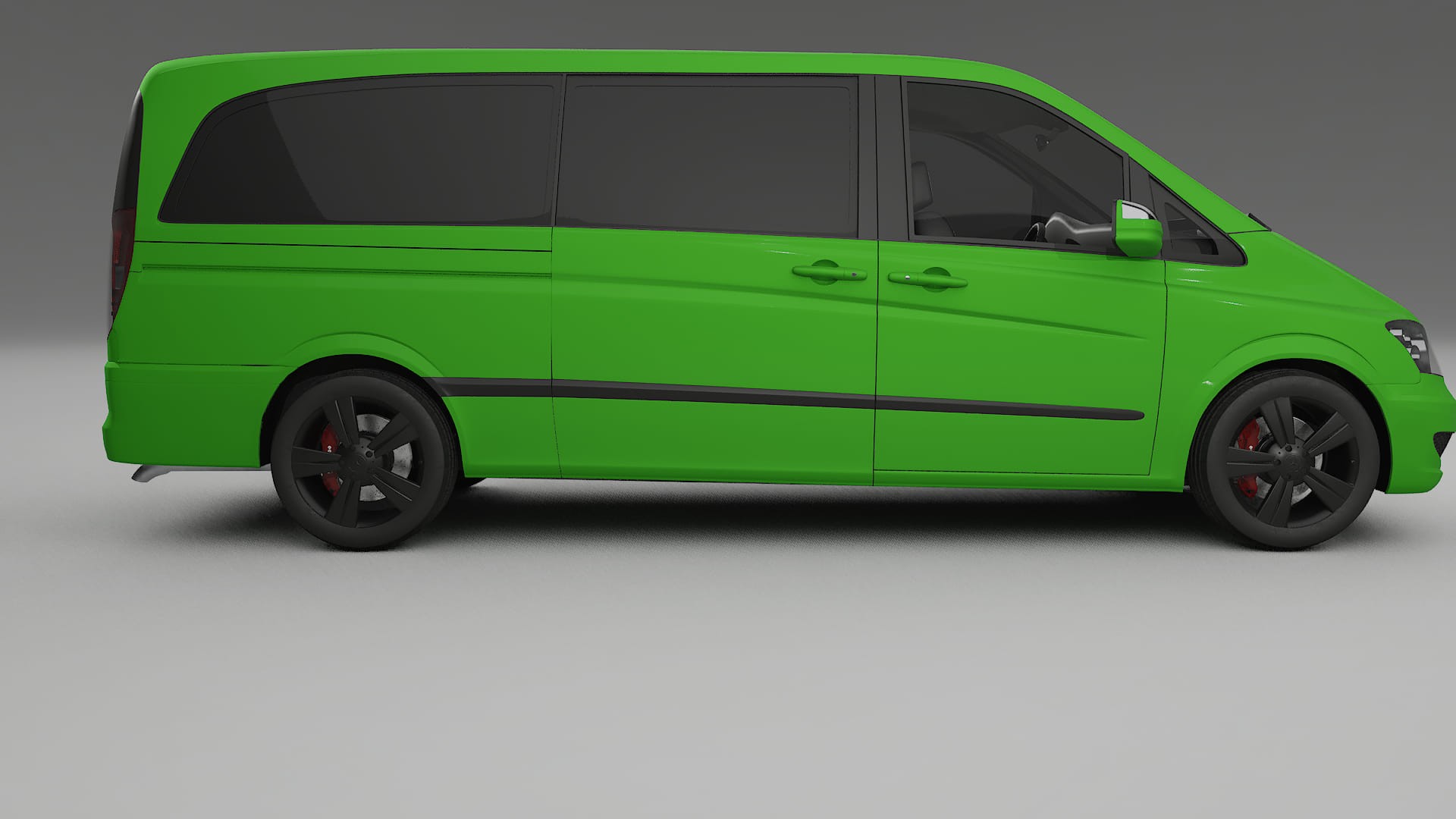 Mercedes Viano Extralong W439 Facelift LCI TPU Lackskyddsfilm | VENOM Färgskiftande PPF – Komplett Förskuret Kit