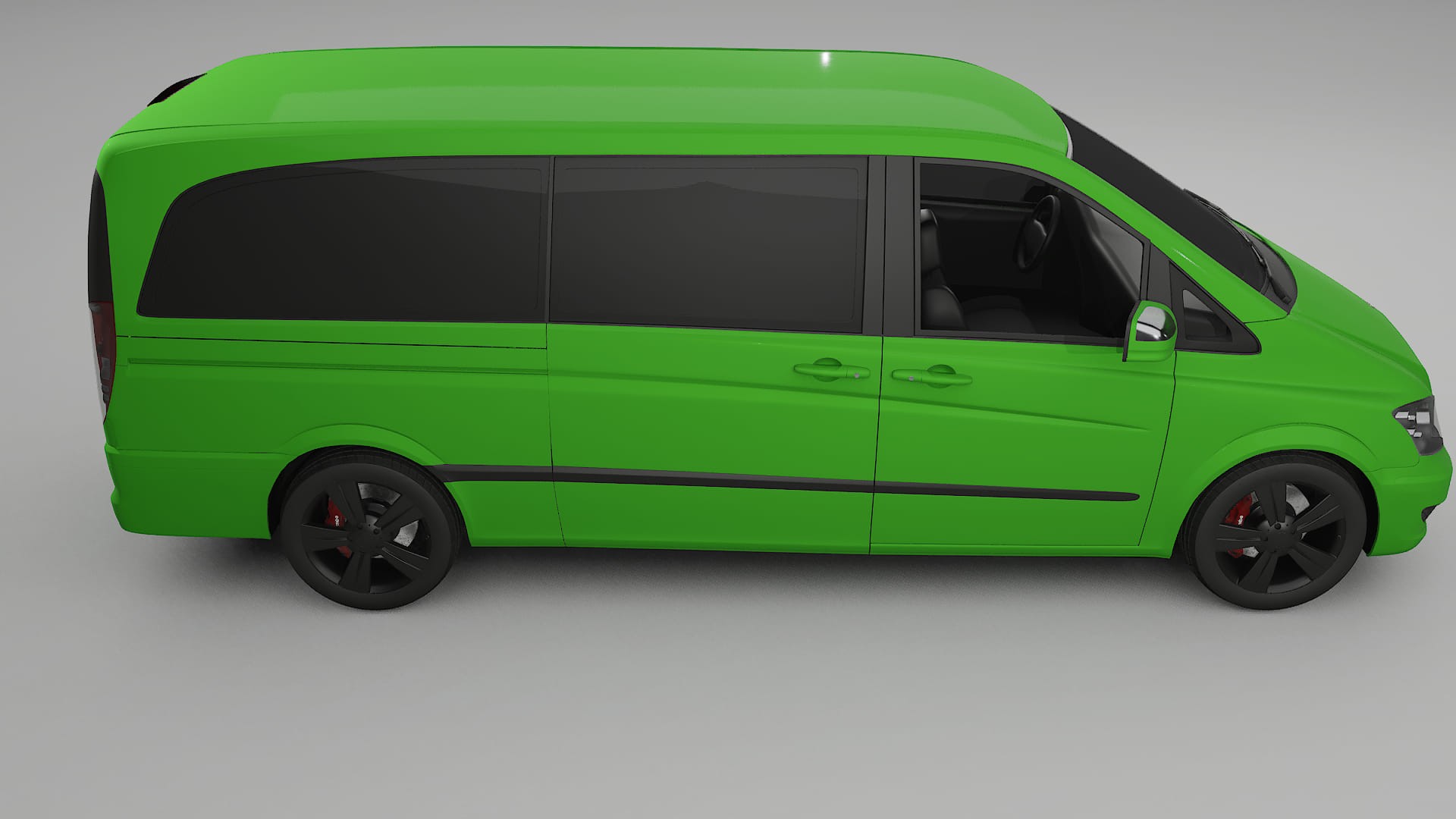 Mercedes Viano Extralong W439 Facelift LCI TPU Lackskyddsfilm | VENOM Färgskiftande PPF – Komplett Förskuret Kit