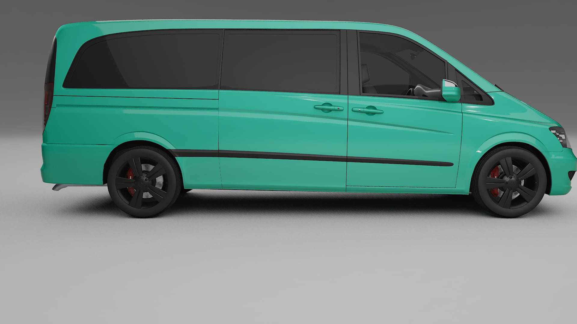 Mercedes Viano Extralong W439 Facelift LCI TPU Lackskyddsfilm | JEWEL Färgskiftande PPF – Komplett Förskuret Kit