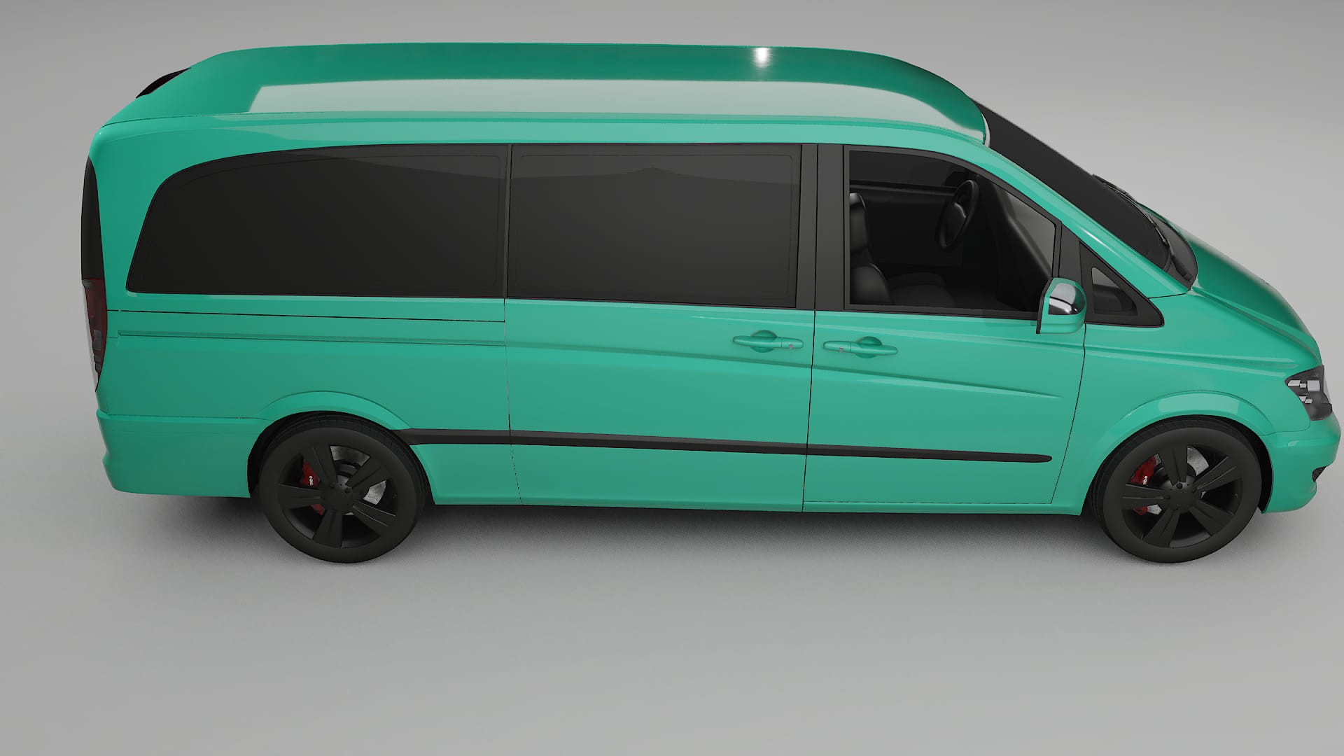 Mercedes Viano Extralong W439 Facelift LCI TPU Lackskyddsfilm | JEWEL Färgskiftande PPF – Komplett Förskuret Kit