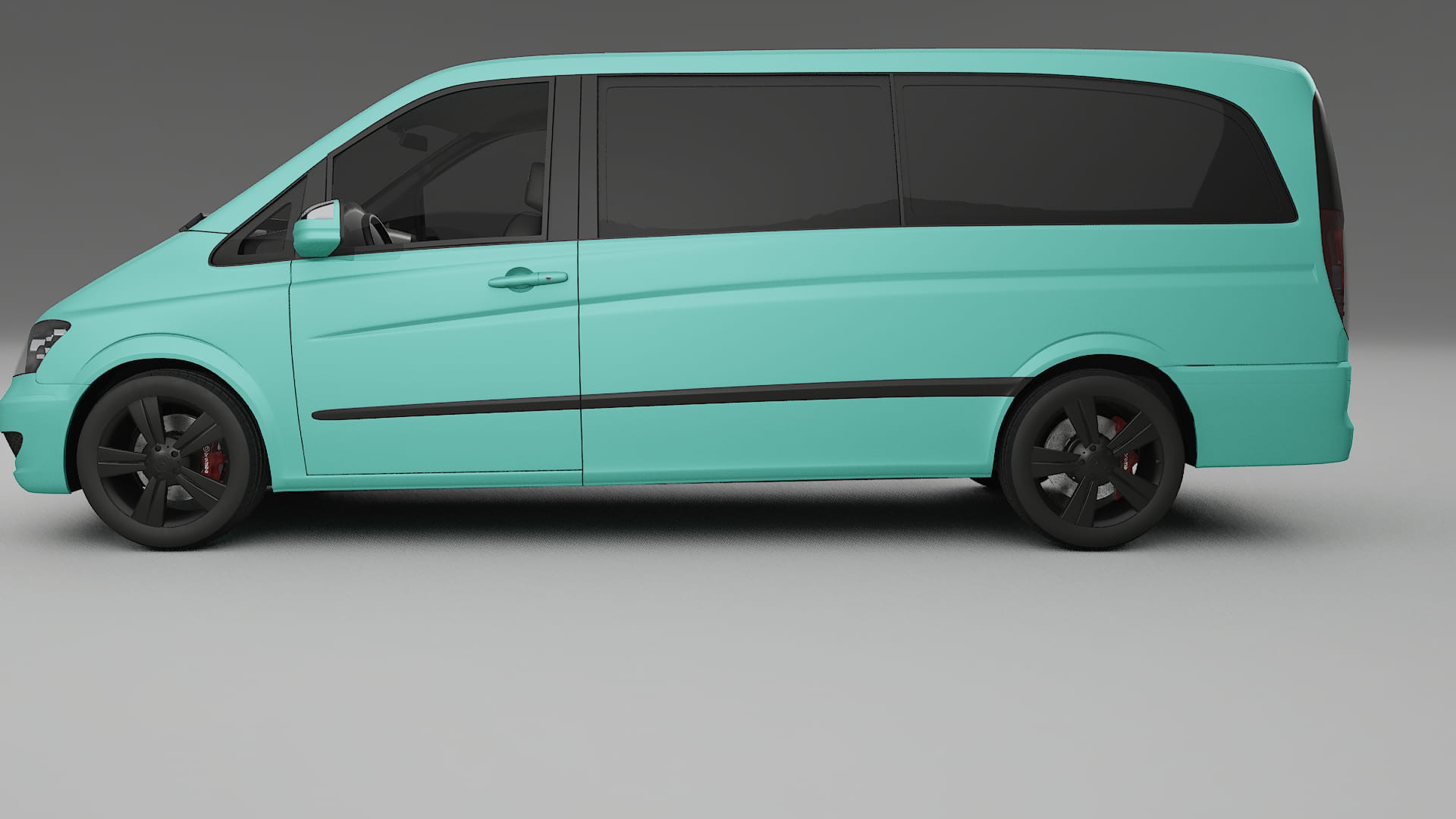 Mercedes Viano Extralong W439 Facelift LCI TPU Lackskyddsfilm | FROST Färgskiftande PPF – Komplett Förskuret Kit