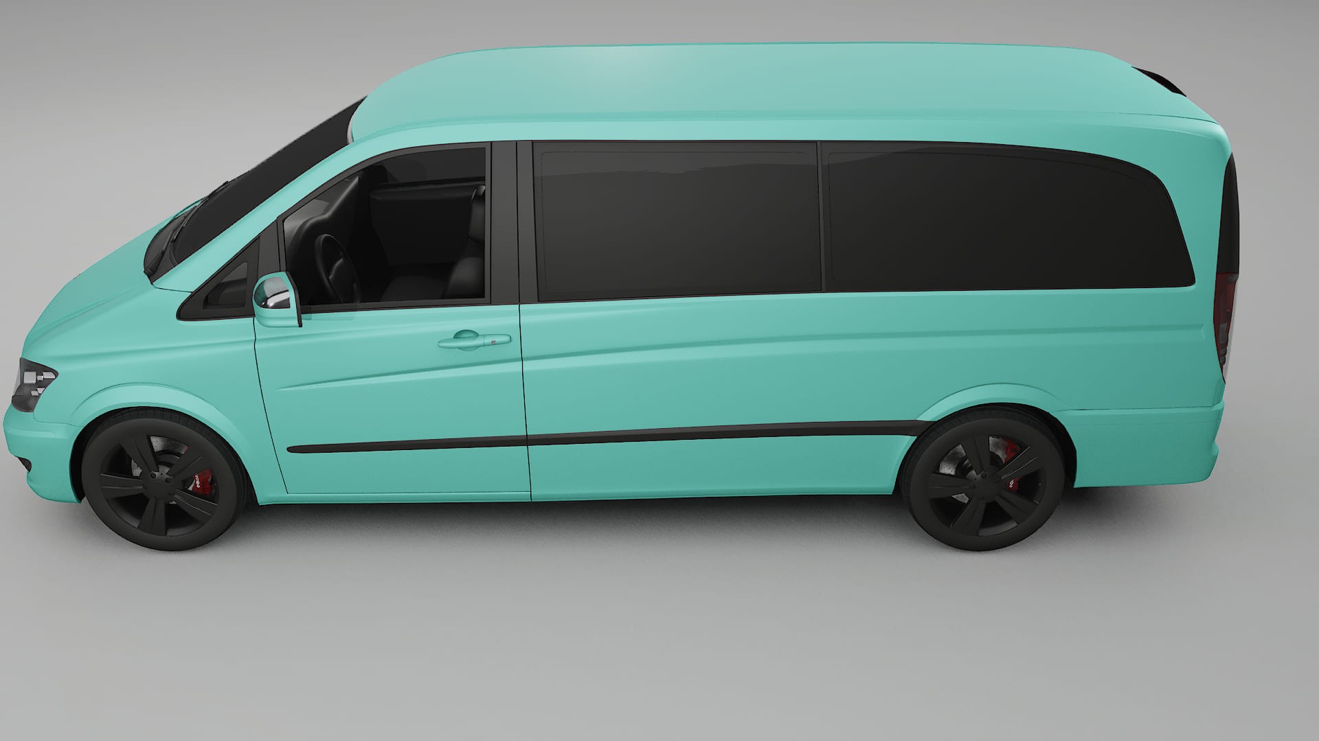 Mercedes Viano Extralong W439 Facelift LCI TPU Lackskyddsfilm | FROST Färgskiftande PPF – Komplett Förskuret Kit