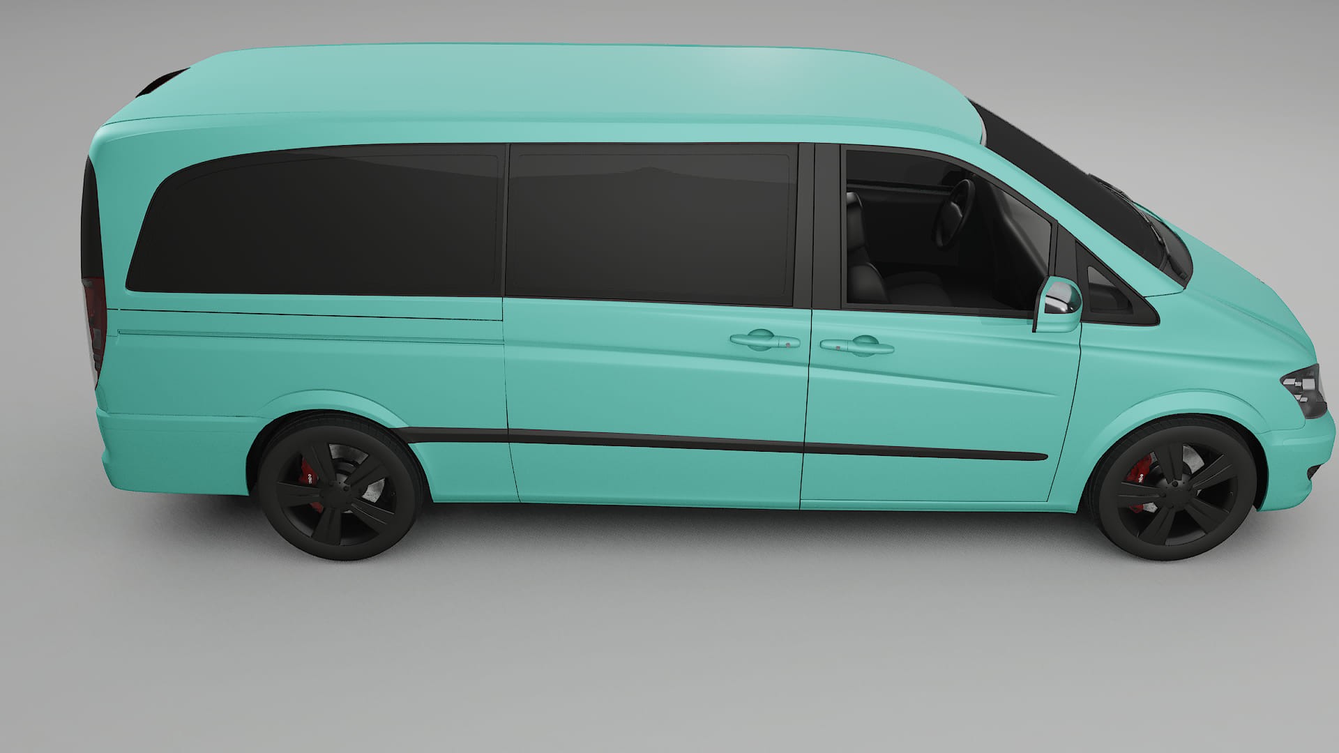 Mercedes Viano Extralong W439 Facelift LCI TPU Lackskyddsfilm | FROST Färgskiftande PPF – Komplett Förskuret Kit