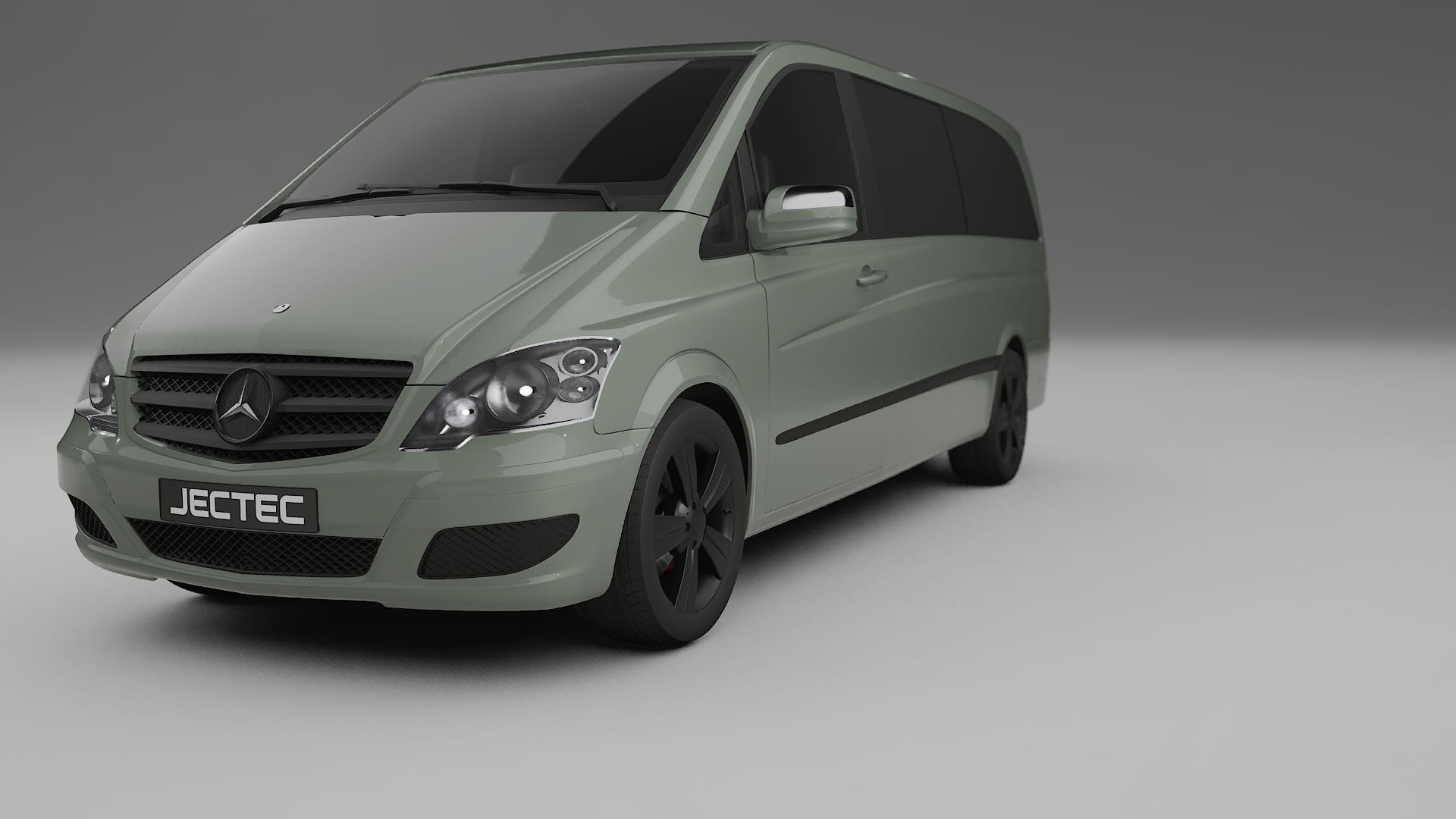 Mercedes Viano Extralong W439 Facelift LCI TPU Lackskyddsfilm | SLATE Färgskiftande PPF – Komplett Förskuret Kit