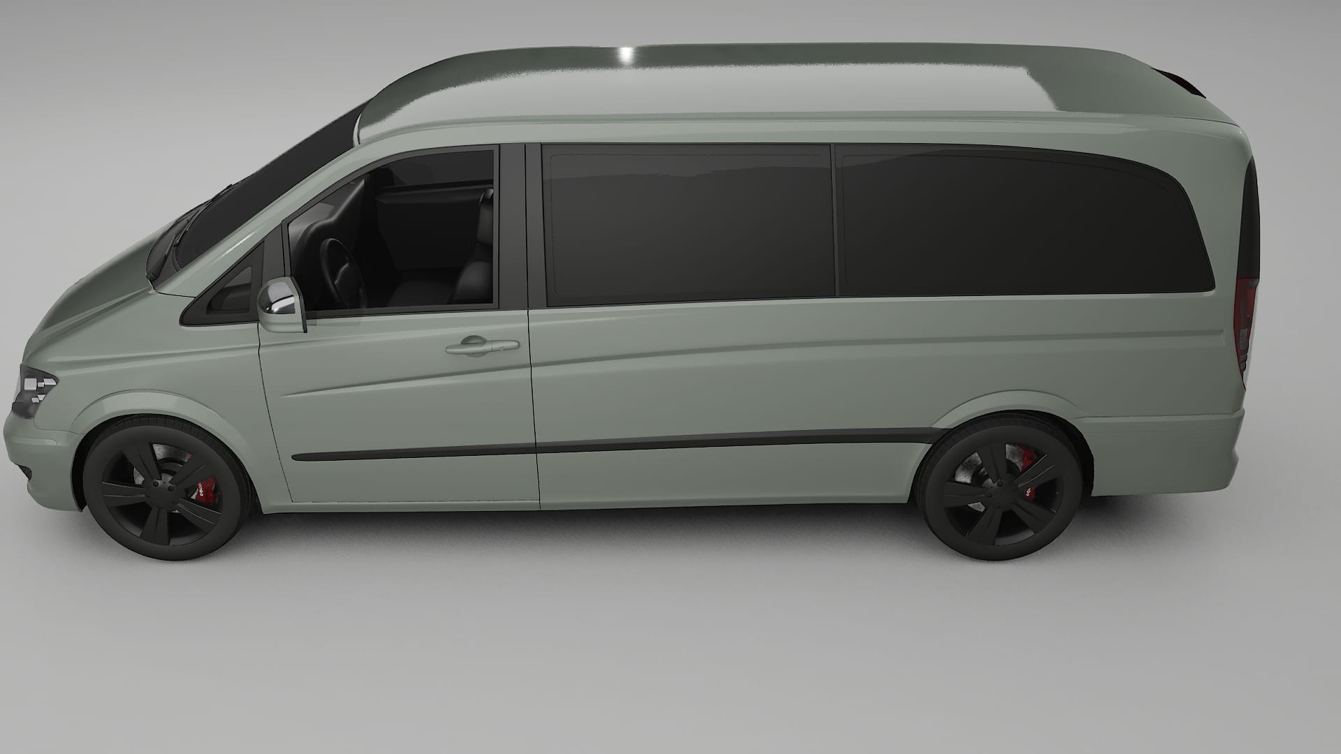 Mercedes Viano Extralong W439 Facelift LCI TPU Lackskyddsfilm | SLATE Färgskiftande PPF – Komplett Förskuret Kit