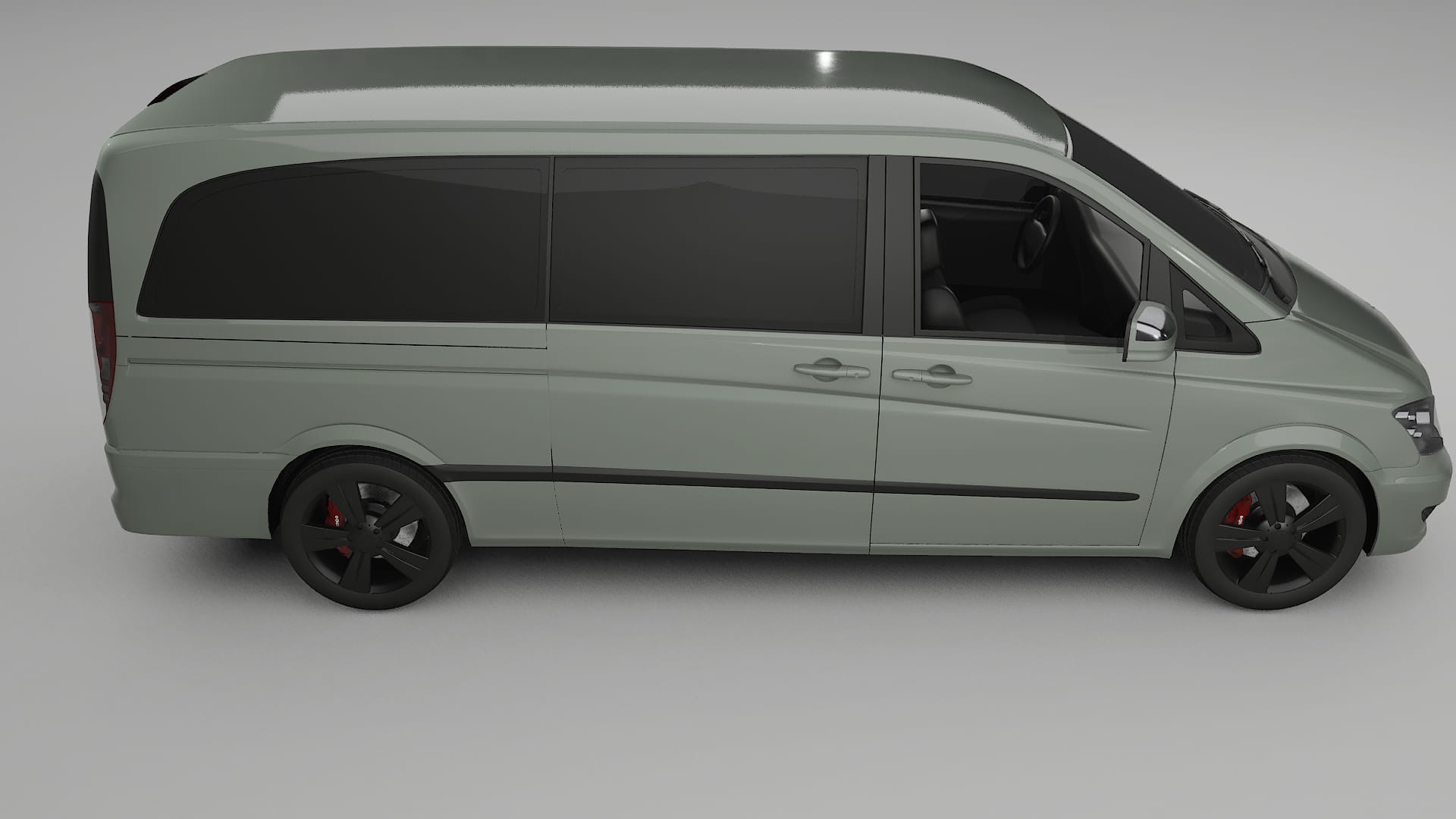 Mercedes Viano Extralong W439 Facelift LCI TPU Lackskyddsfilm | SLATE Färgskiftande PPF – Komplett Förskuret Kit