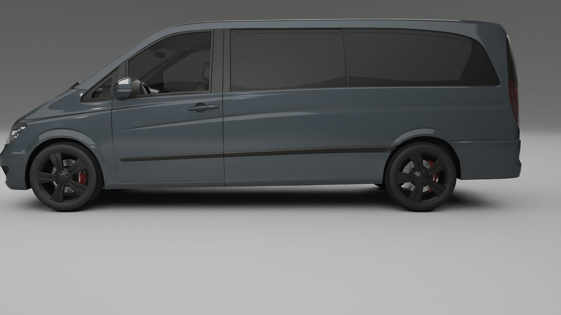 Mercedes Viano Extralong W439 Facelift LCI TPU Lackskyddsfilm | GRANITE Färgskiftande PPF – Komplett Förskuret Kit