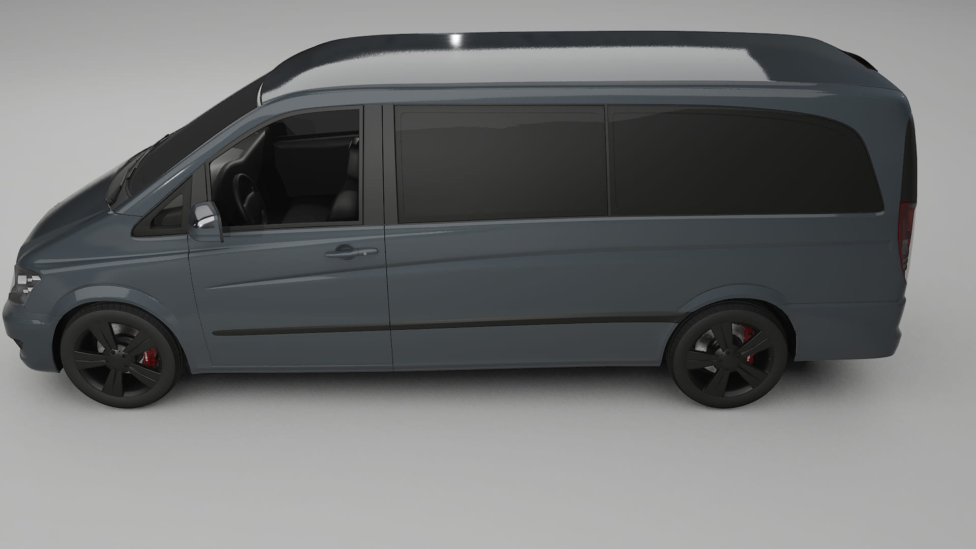 Mercedes Viano Extralong W439 Facelift LCI TPU Lackskyddsfilm | GRANITE Färgskiftande PPF – Komplett Förskuret Kit