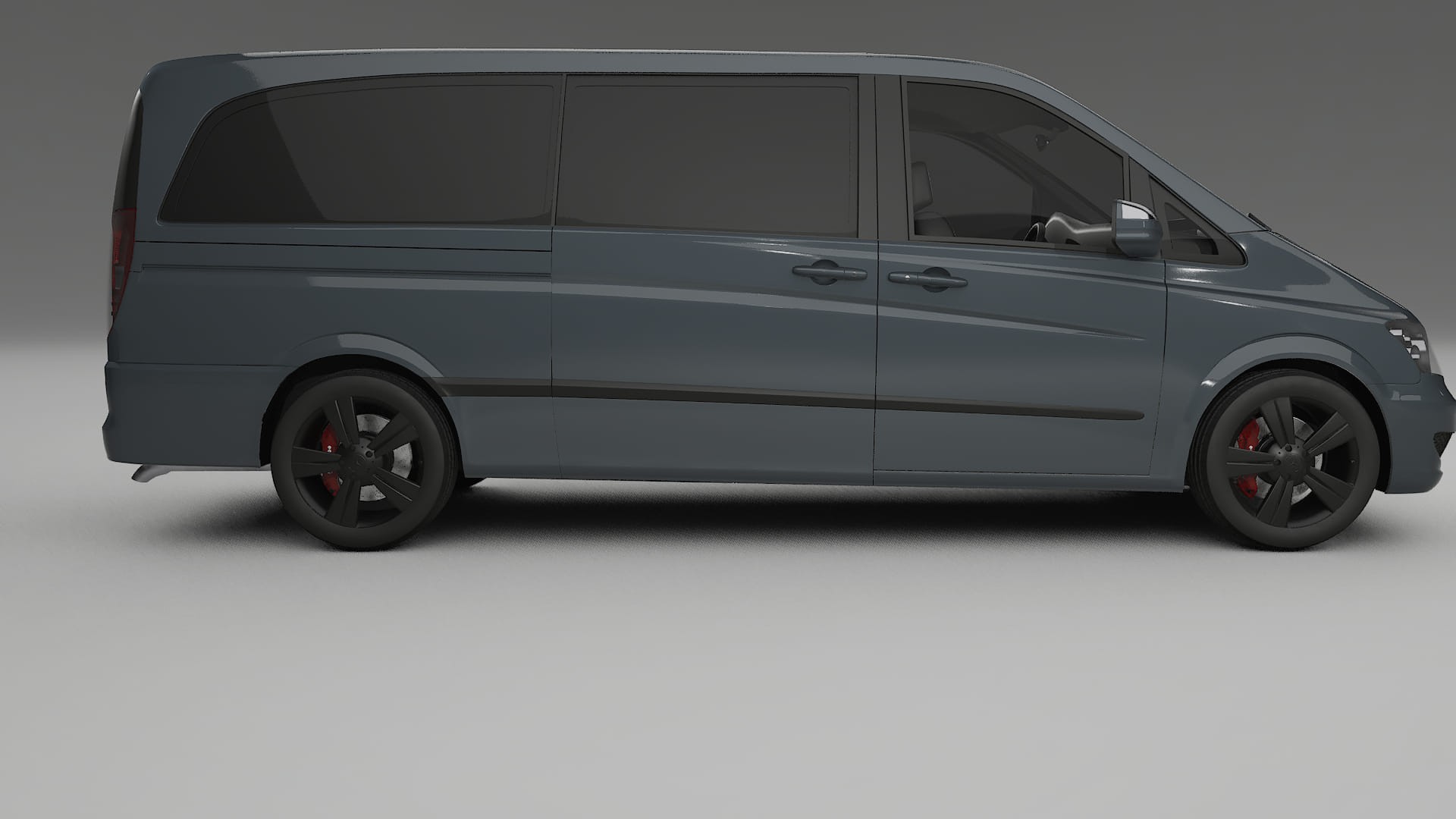 Mercedes Viano Extralong W439 Facelift LCI TPU Lackskyddsfilm | GRANITE Färgskiftande PPF – Komplett Förskuret Kit