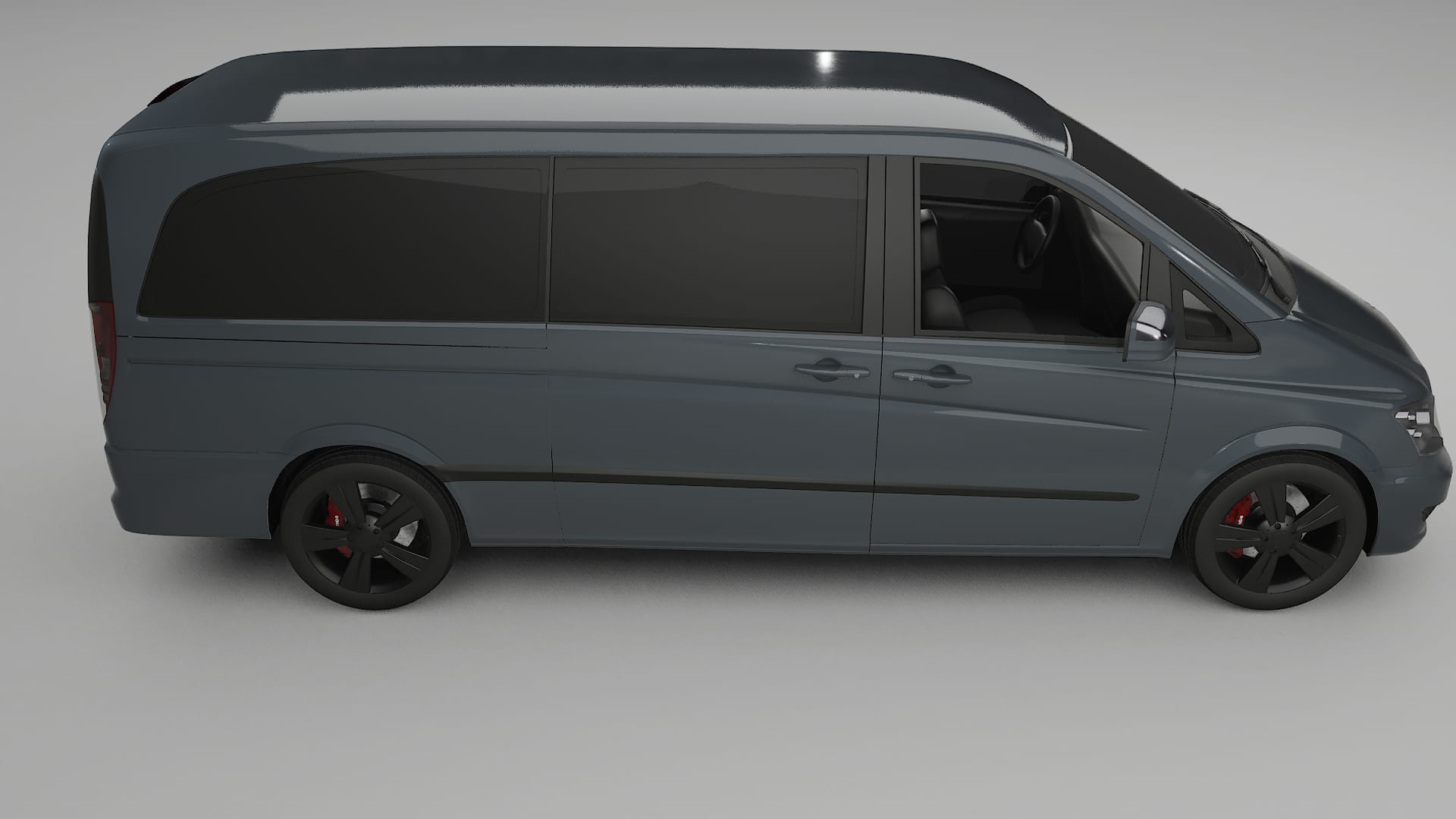 Mercedes Viano Extralong W439 Facelift LCI TPU Lackskyddsfilm | GRANITE Färgskiftande PPF – Komplett Förskuret Kit