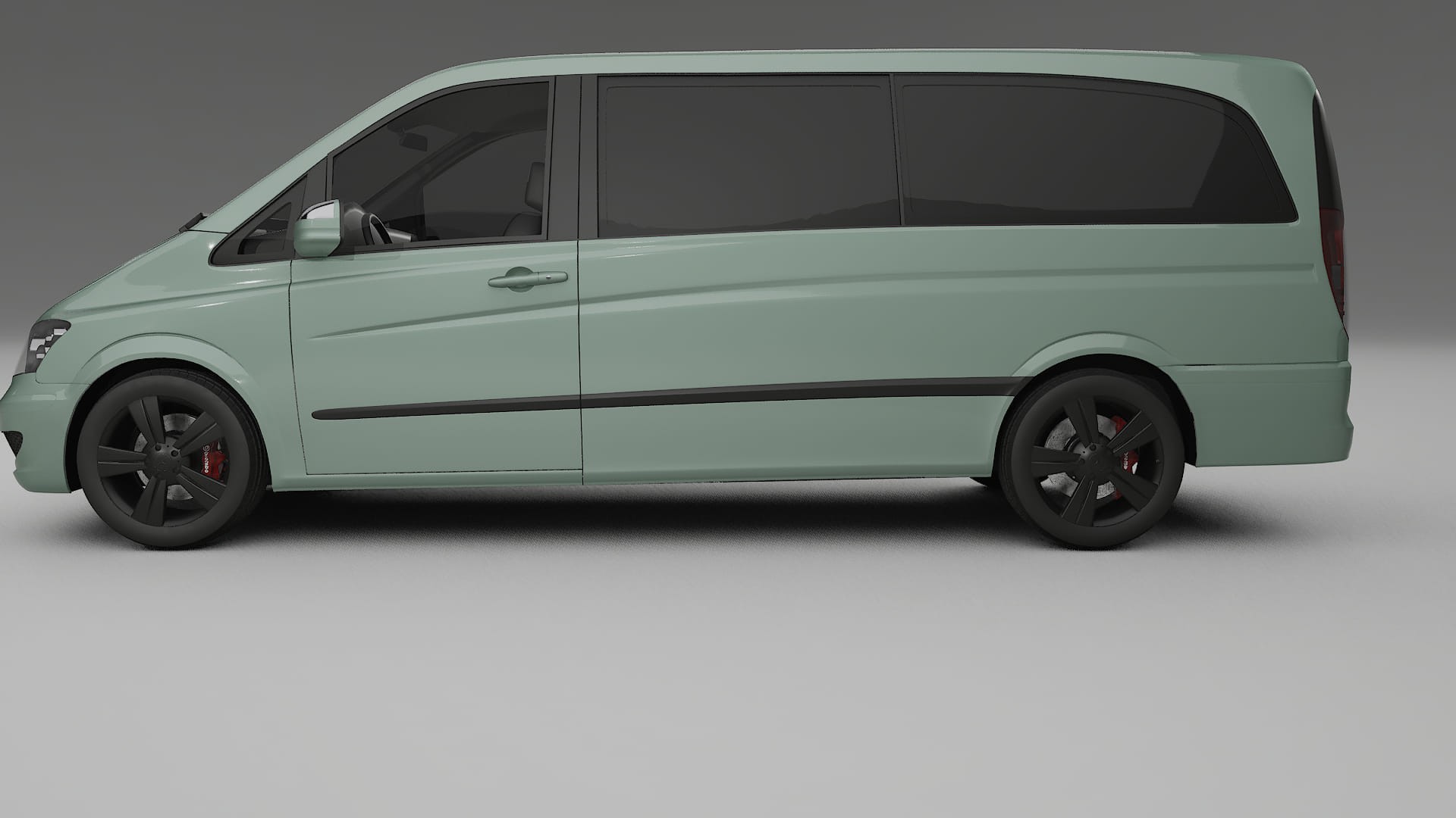 Mercedes Viano Extralong W439 Facelift LCI TPU Lackskyddsfilm | CINDER Färgskiftande PPF – Komplett Förskuret Kit