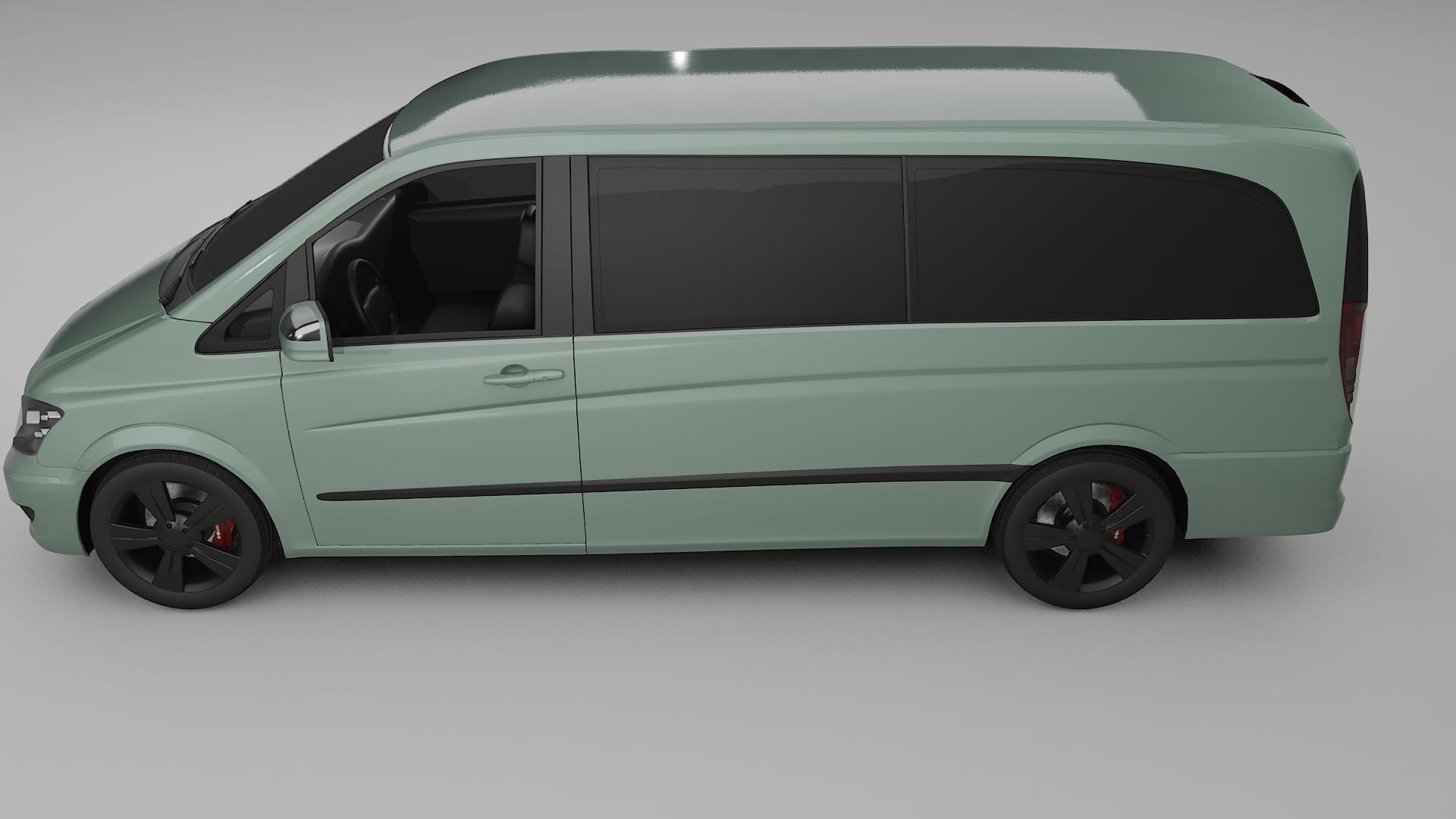 Mercedes Viano Extralong W439 Facelift LCI TPU Lackskyddsfilm | CINDER Färgskiftande PPF – Komplett Förskuret Kit