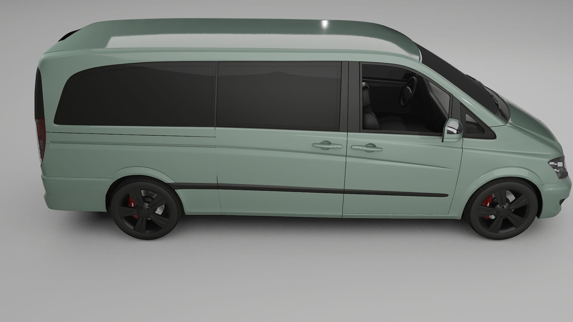 Mercedes Viano Extralong W439 Facelift LCI TPU Lackskyddsfilm | CINDER Färgskiftande PPF – Komplett Förskuret Kit