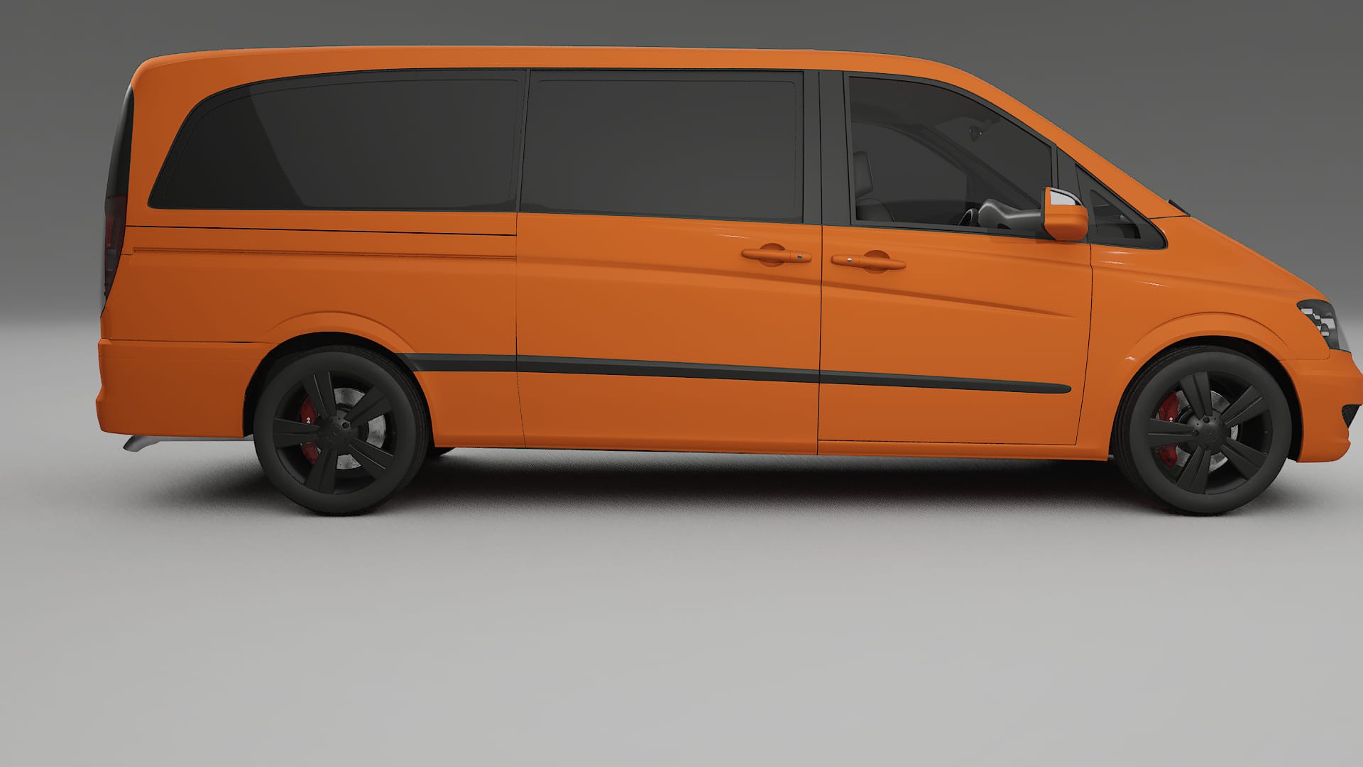 Mercedes Viano Extralong W439 Facelift LCI TPU Lackskyddsfilm | ROCKET Färgskiftande PPF – Komplett Förskuret Kit