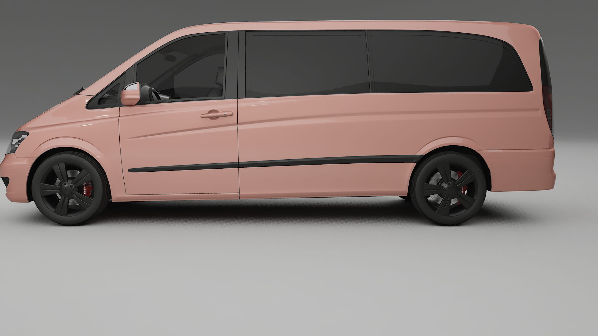 Mercedes Viano Extralong W439 Facelift LCI TPU Lackskyddsfilm | BLUSH Färgskiftande PPF – Komplett Förskuret Kit 2