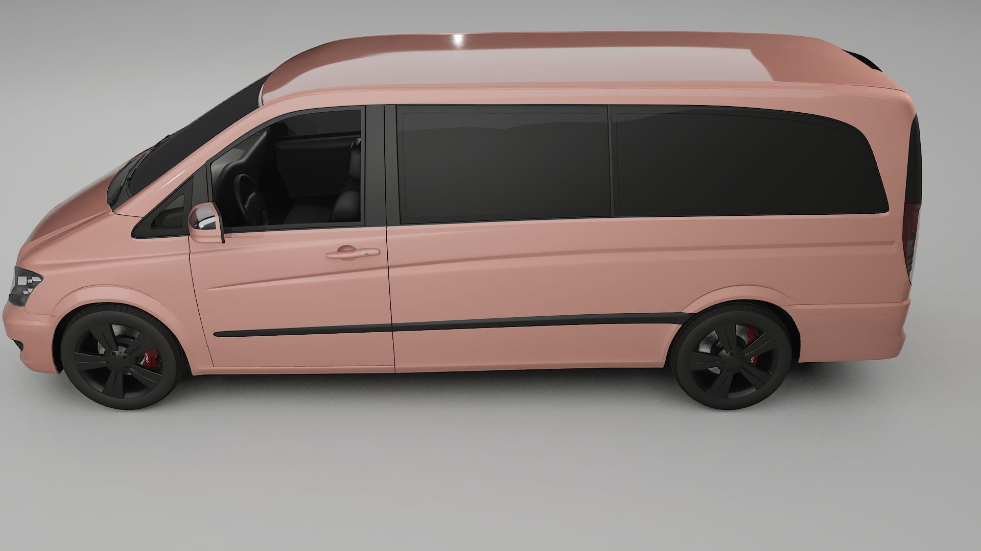 Mercedes Viano Extralong W439 Facelift LCI TPU Lackskyddsfilm | BLUSH Färgskiftande PPF – Komplett Förskuret Kit