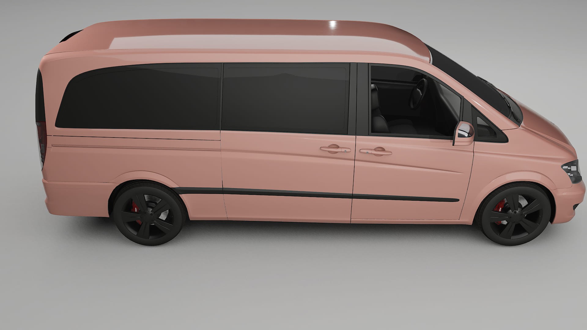 Mercedes Viano Extralong W439 Facelift LCI TPU Lackskyddsfilm | BLUSH Färgskiftande PPF – Komplett Förskuret Kit