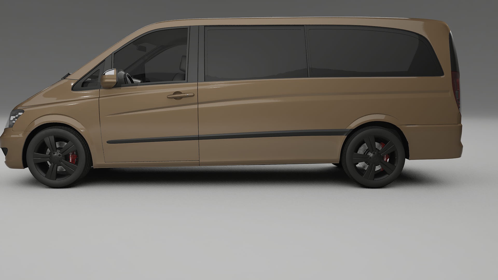 Mercedes Viano Extralong W439 Facelift LCI TPU Lackskyddsfilm | SAHARA Färgskiftande PPF – Komplett Förskuret Kit