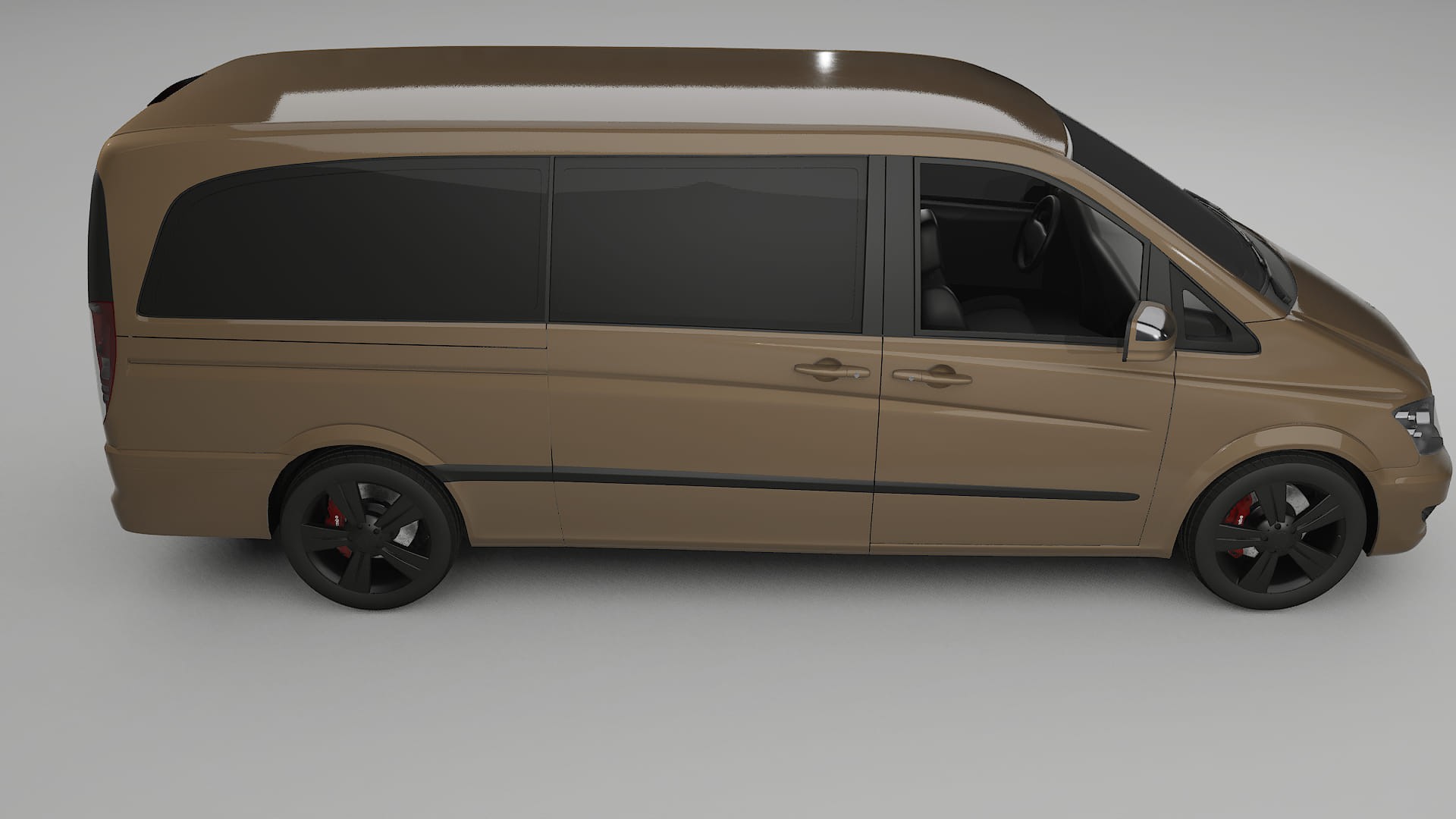 Mercedes Viano Extralong W439 Facelift LCI TPU Lackskyddsfilm | SAHARA Färgskiftande PPF – Komplett Förskuret Kit