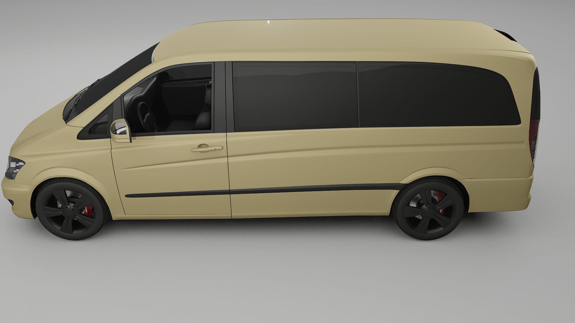 Mercedes Viano Extralong W439 Facelift LCI TPU Lackskyddsfilm | SAND Färgskiftande PPF – Komplett Förskuret Kit
