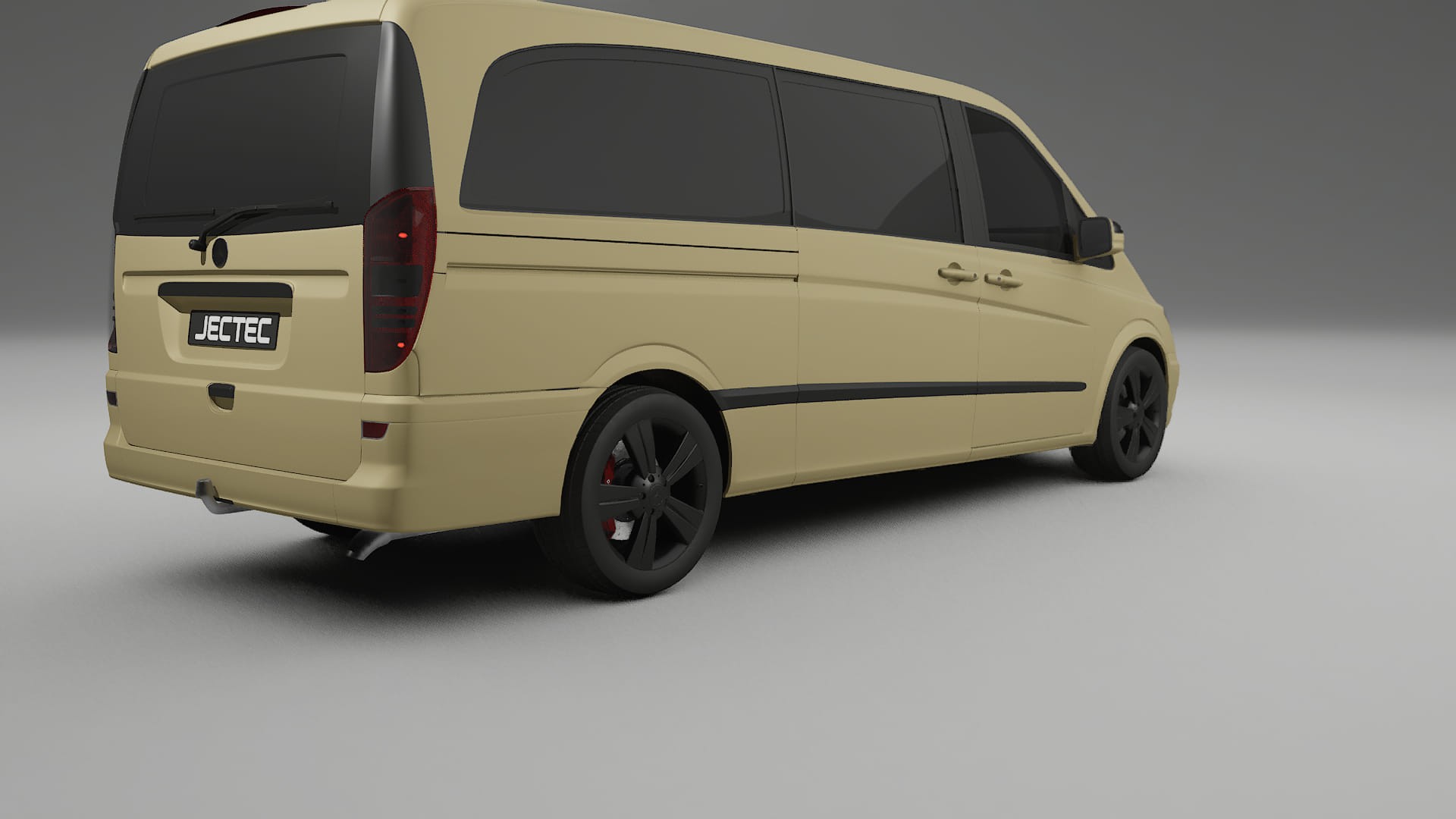 Mercedes Viano Extralong W439 Facelift LCI TPU Lackskyddsfilm | SAND Färgskiftande PPF – Komplett Förskuret Kit