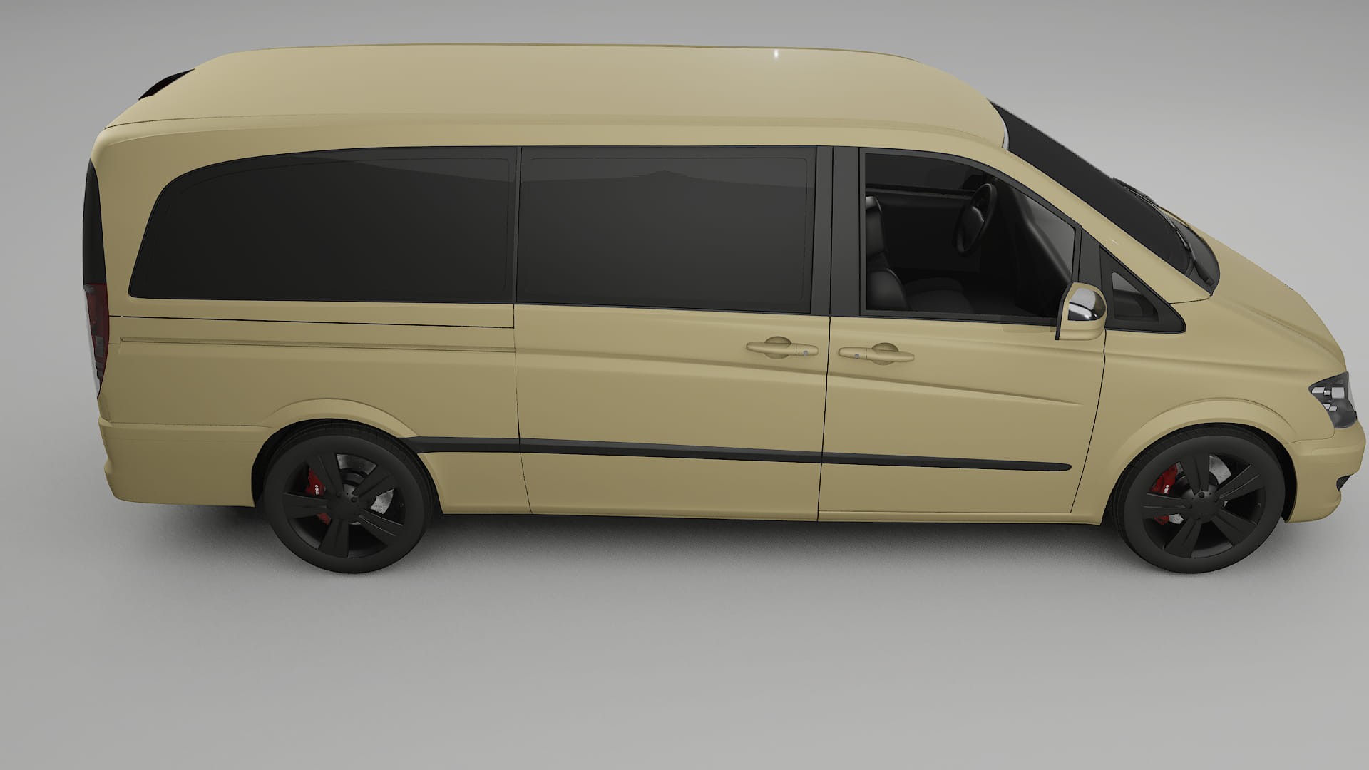 Mercedes Viano Extralong W439 Facelift LCI TPU Lackskyddsfilm | SAND Färgskiftande PPF – Komplett Förskuret Kit