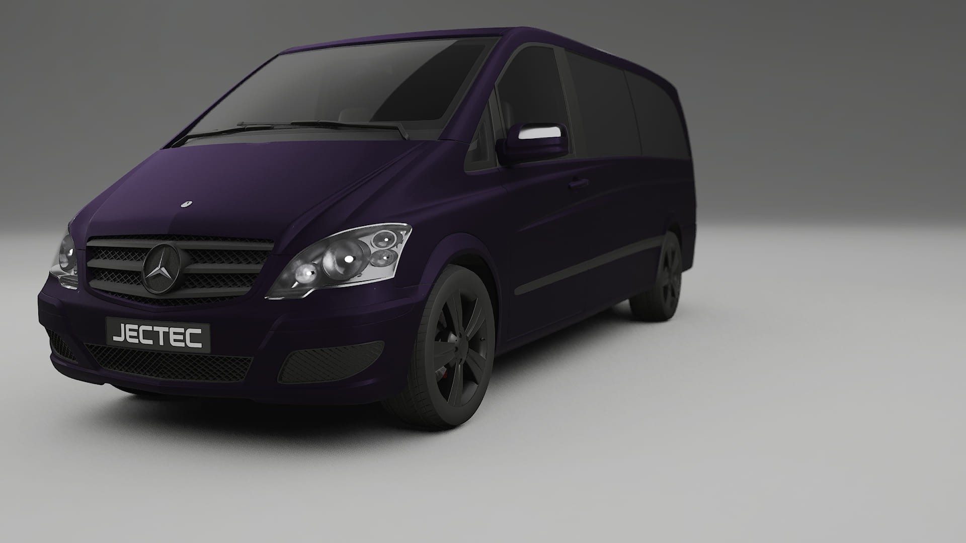 Mercedes Viano Extralong W439 Facelift LCI TPU Lackskyddsfilm | VIOLET Färgskiftande PPF – Komplett Förskuret Kit