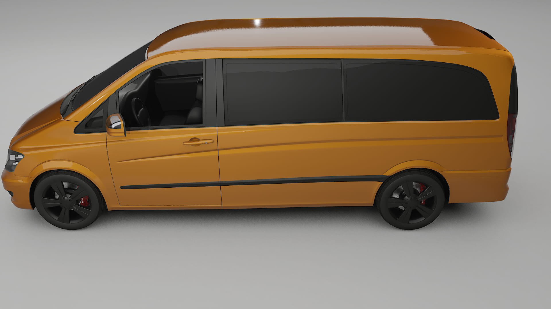 Mercedes Viano Extralong W439 Facelift LCI TPU Lackskyddsfilm | DAISY Färgskiftande PPF – Komplett Förskuret Kit