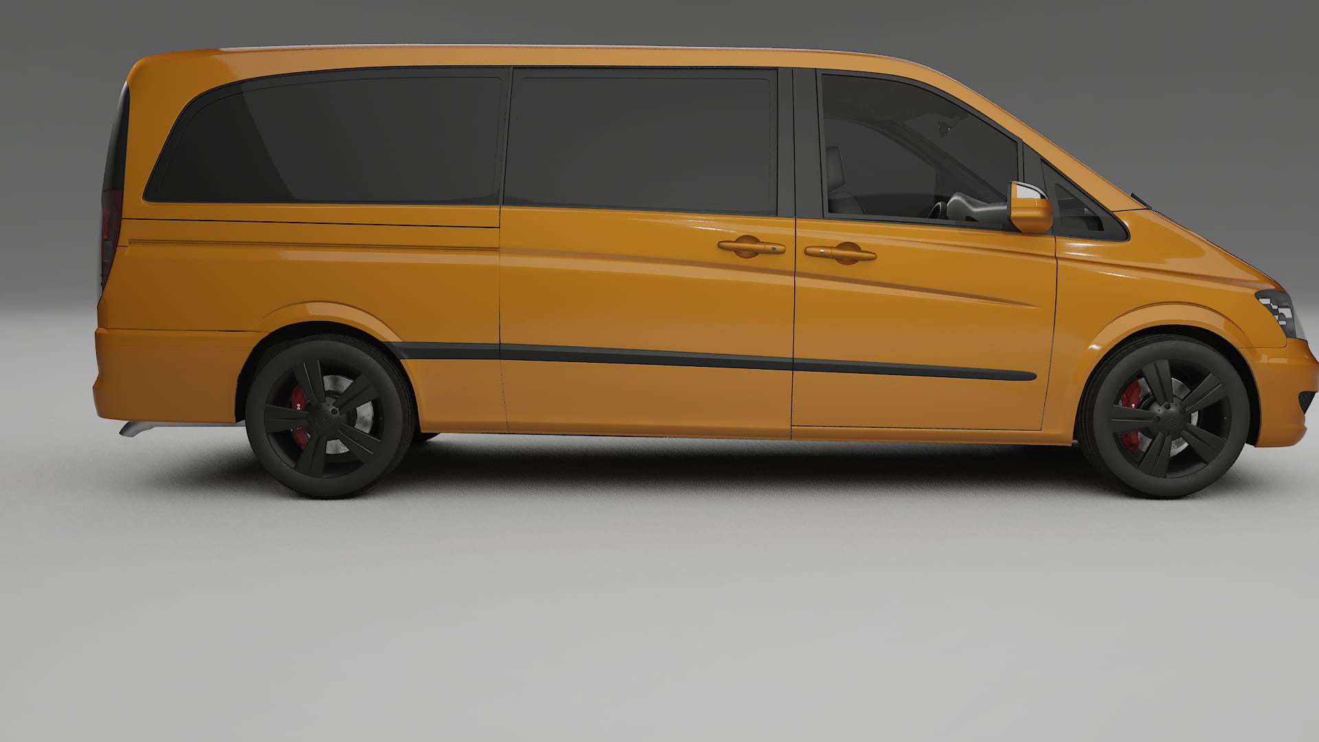 Mercedes Viano Extralong W439 Facelift LCI TPU Lackskyddsfilm | DAISY Färgskiftande PPF – Komplett Förskuret Kit