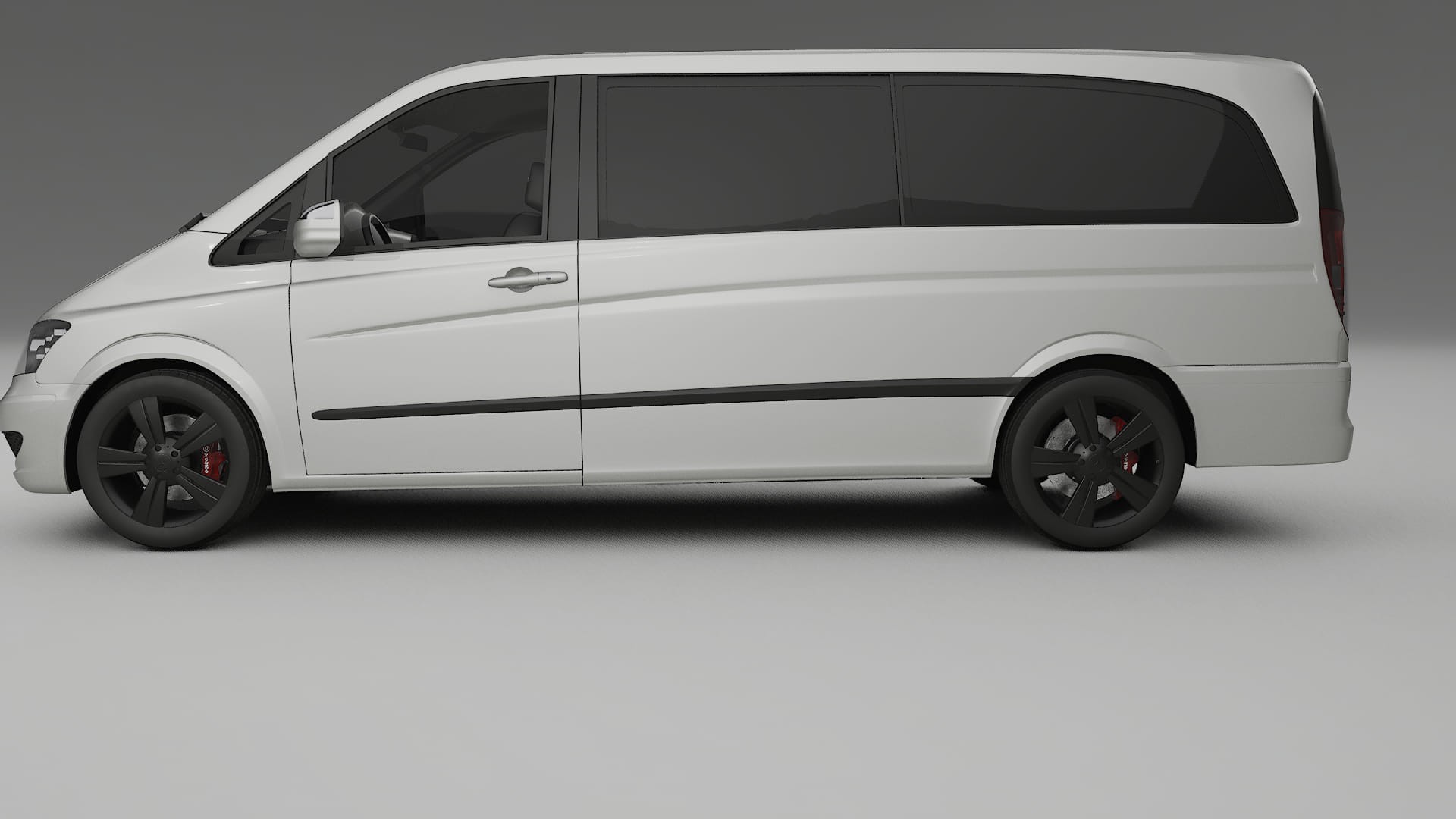 Mercedes Viano Extralong W439 Facelift LCI TPU Lackskyddsfilm | PEARL Färgskiftande PPF – Komplett Förskuret Kit