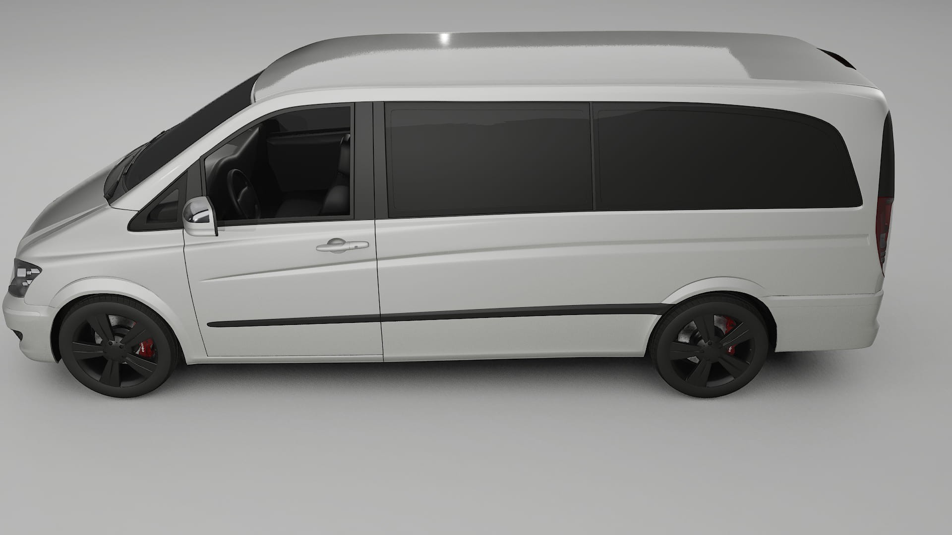 Mercedes Viano Extralong W439 Facelift LCI TPU Lackskyddsfilm | PEARL Färgskiftande PPF – Komplett Förskuret Kit