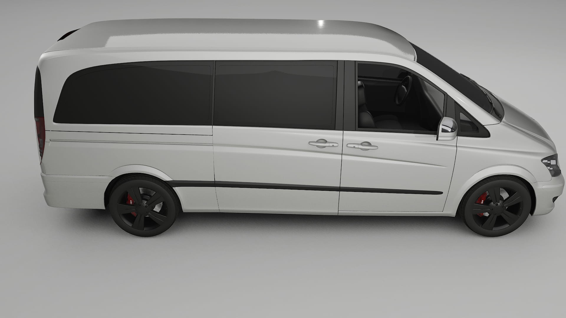 Mercedes Viano Extralong W439 Facelift LCI TPU Lackskyddsfilm | PEARL Färgskiftande PPF – Komplett Förskuret Kit
