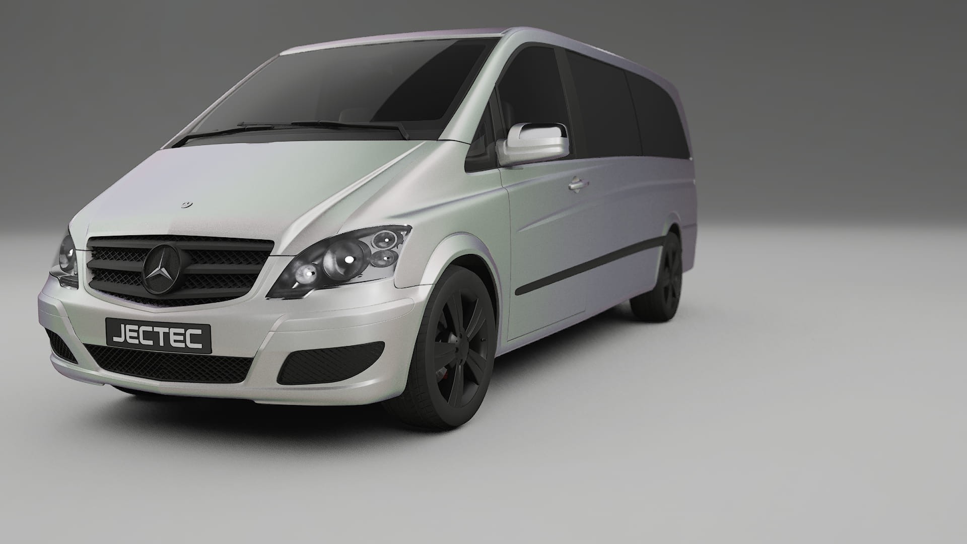 Mercedes Viano Extralong W439 Facelift LCI TPU Lackskyddsfilm | NEBULA Färgskiftande PPF – Komplett Förskuret Kit