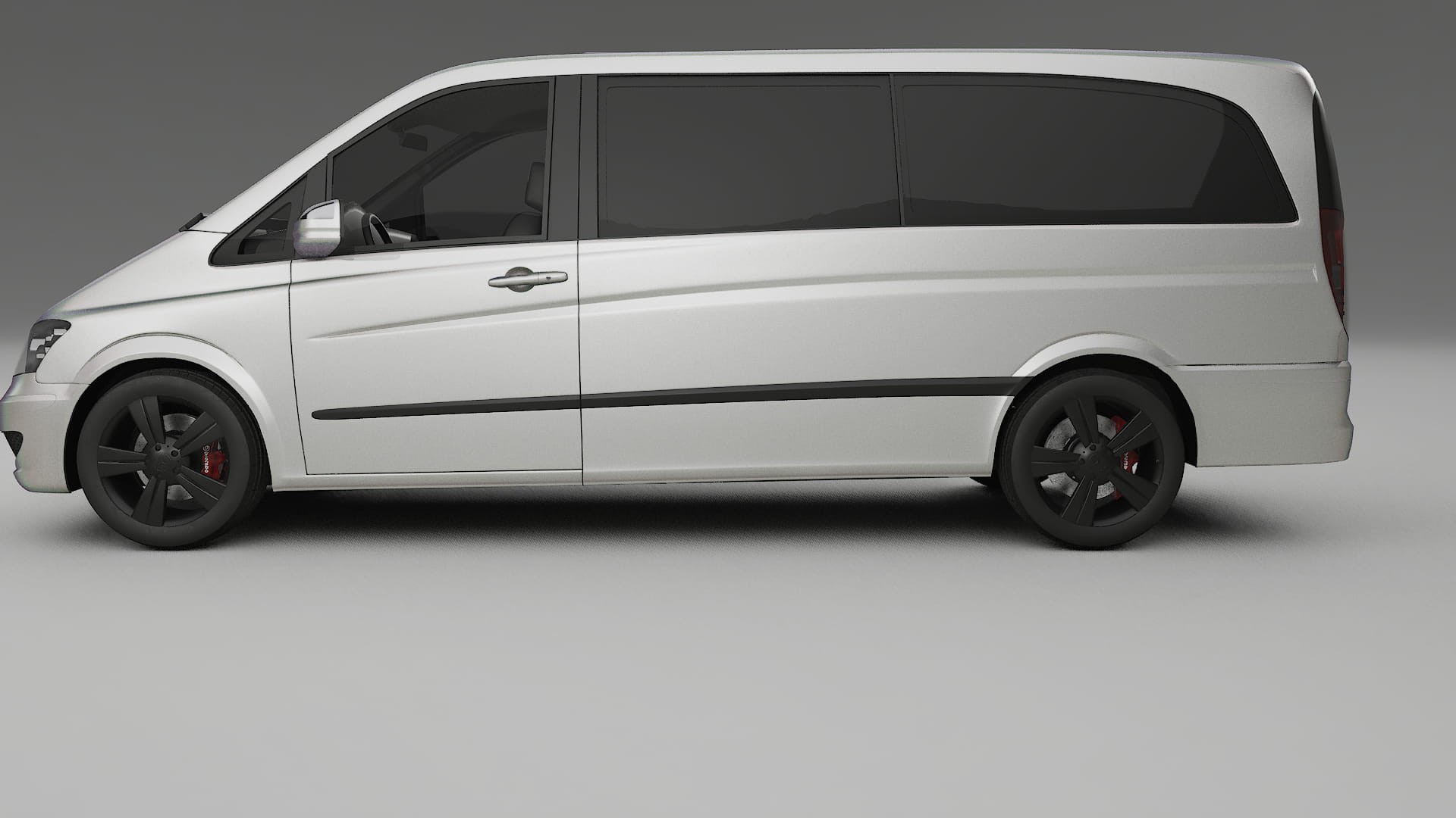 Mercedes Viano Extralong W439 Facelift LCI TPU Lackskyddsfilm | NEBULA Färgskiftande PPF – Komplett Förskuret Kit