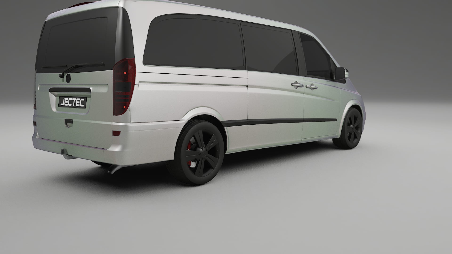 Mercedes Viano Extralong W439 Facelift LCI TPU Lackskyddsfilm | NEBULA Färgskiftande PPF – Komplett Förskuret Kit