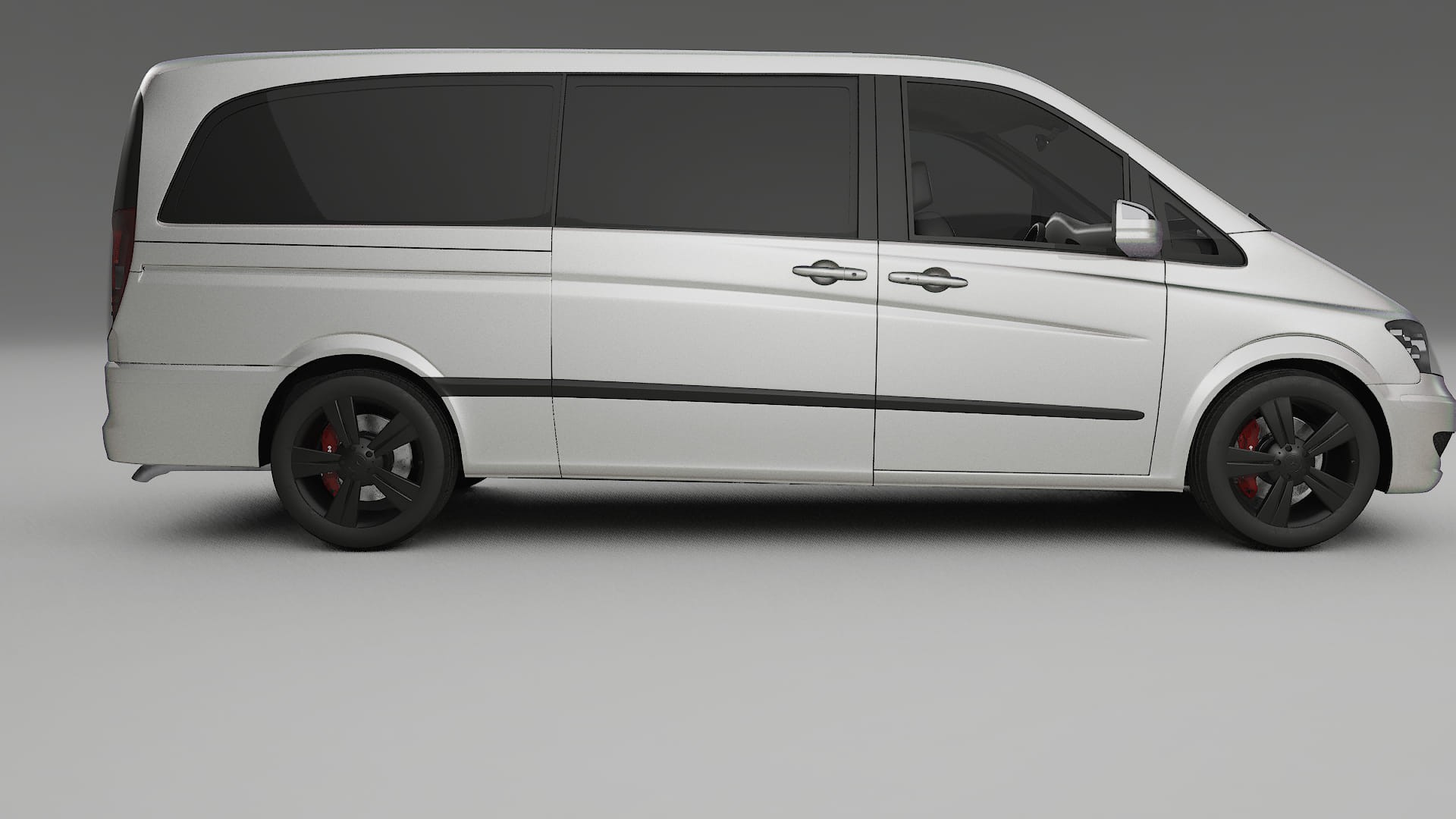 Mercedes Viano Extralong W439 Facelift LCI TPU Lackskyddsfilm | NEBULA Färgskiftande PPF – Komplett Förskuret Kit