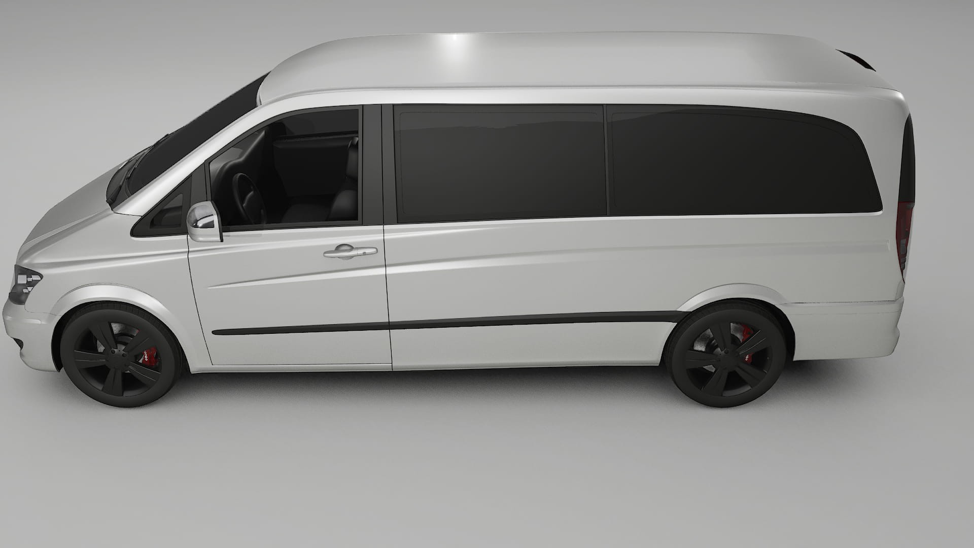 Mercedes Viano Extralong W439 Facelift LCI TPU Lackskyddsfilm | OPAL Färgskiftande PPF – Komplett Förskuret Kit