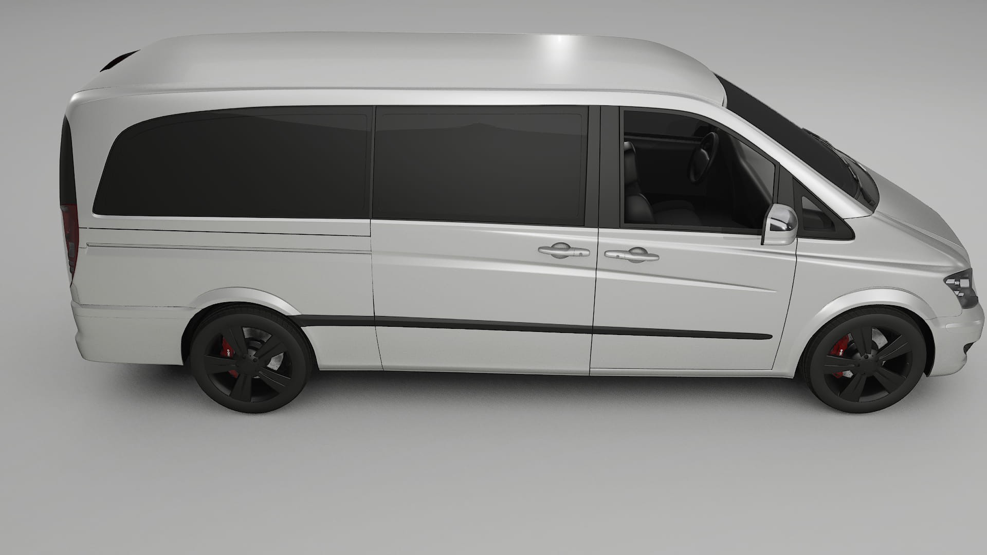 Mercedes Viano Extralong W439 Facelift LCI TPU Lackskyddsfilm | OPAL Färgskiftande PPF – Komplett Förskuret Kit