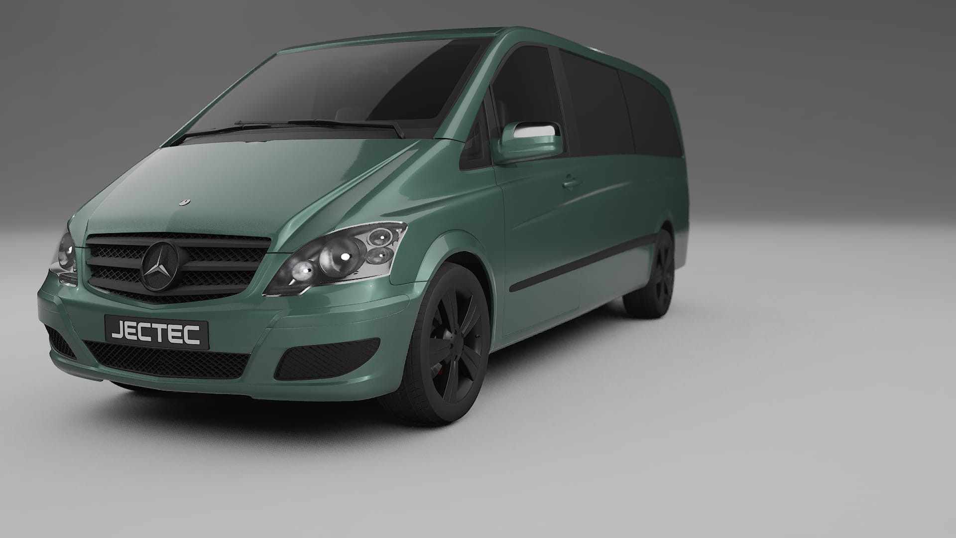 Mercedes Viano Extralong W439 Facelift LCI TPU Lackskyddsfilm | EVERGREEN Färgskiftande PPF – Komplett Förskuret Kit