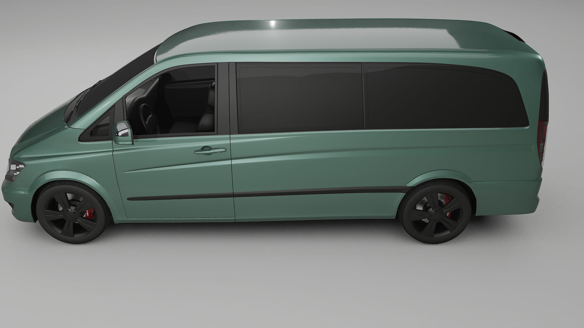 Mercedes Viano Extralong W439 Facelift LCI TPU Lackskyddsfilm | EVERGREEN Färgskiftande PPF – Komplett Förskuret Kit
