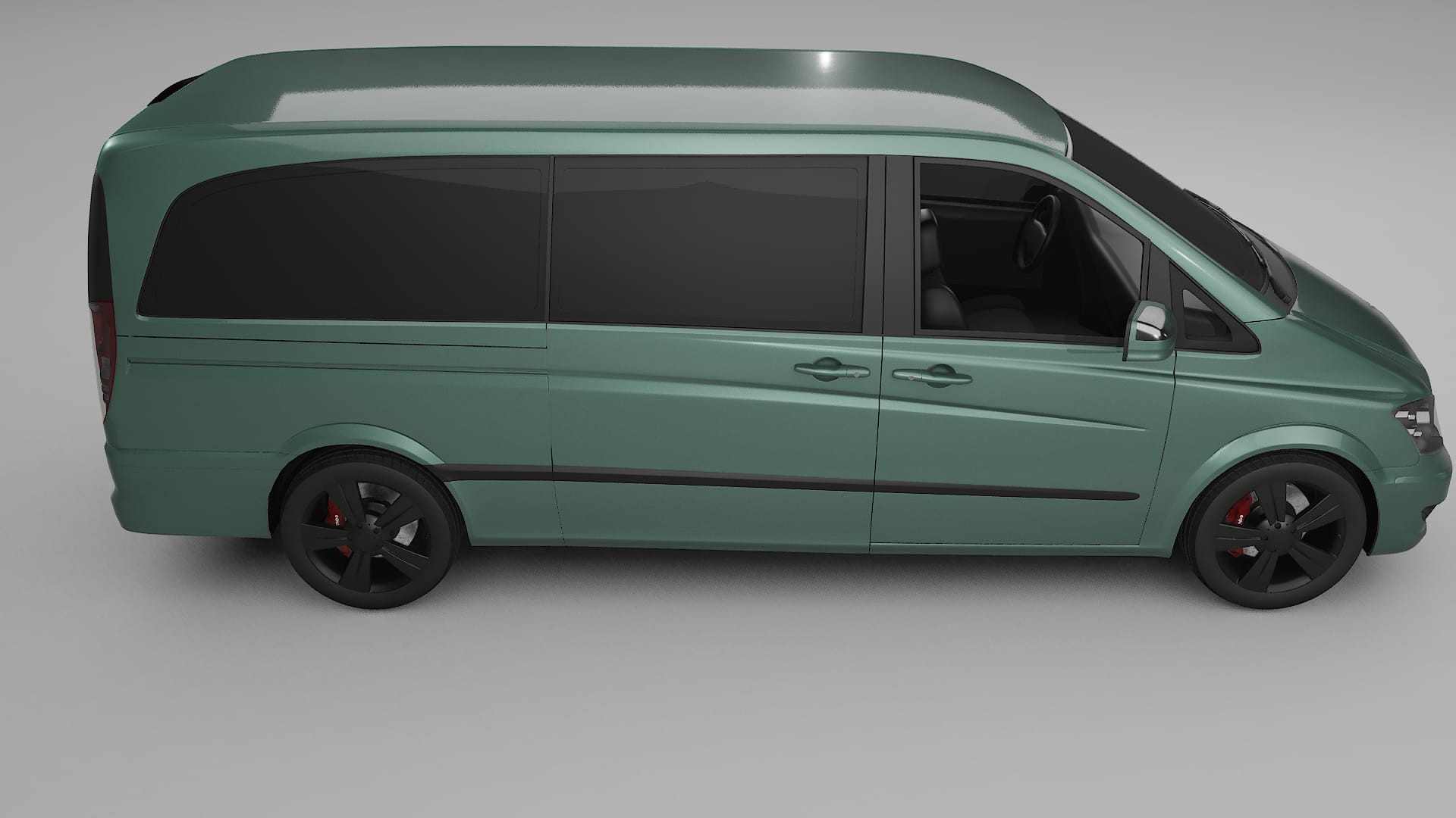 Mercedes Viano Extralong W439 Facelift LCI TPU Lackskyddsfilm | EVERGREEN Färgskiftande PPF – Komplett Förskuret Kit
