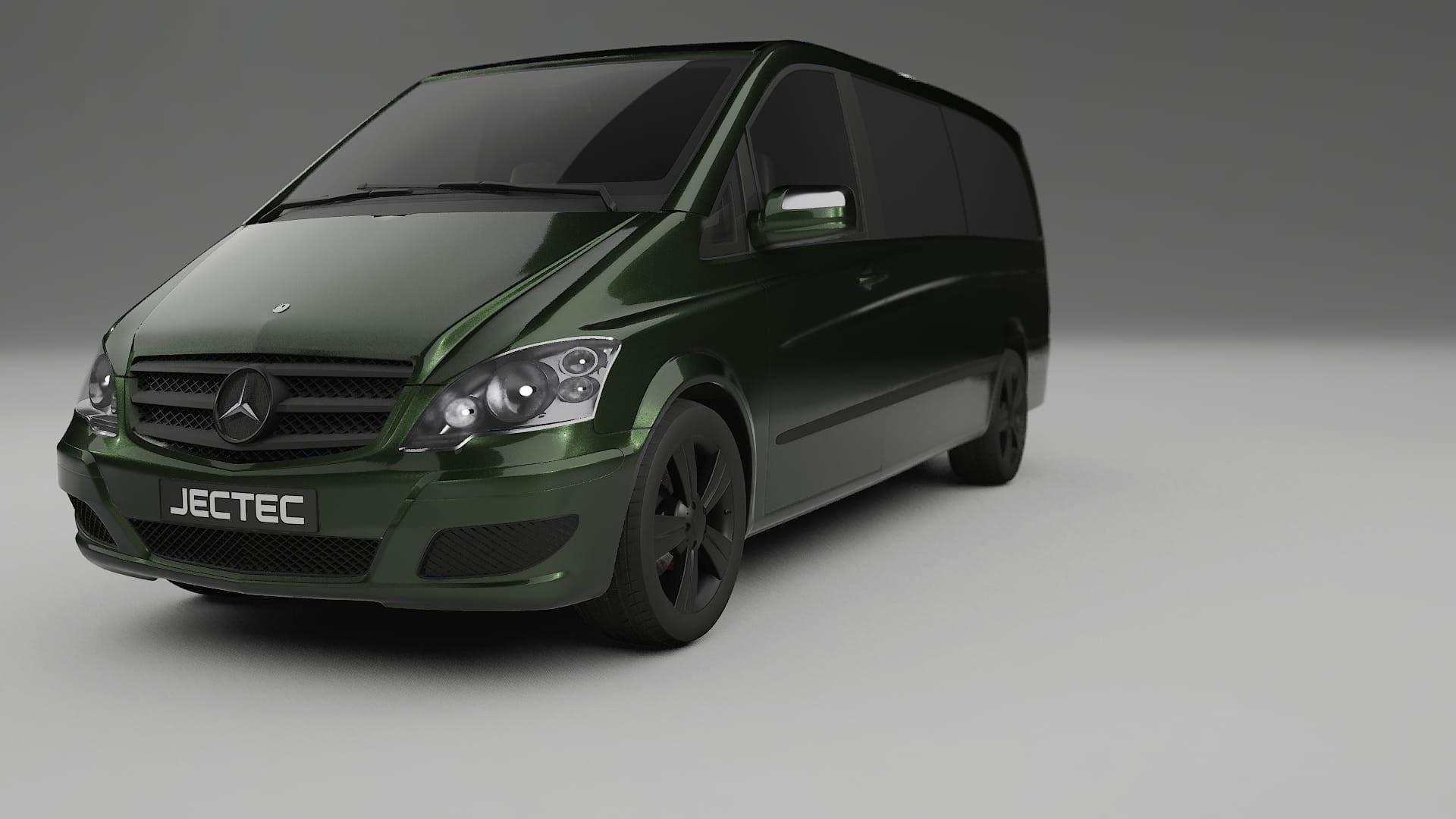 Mercedes Viano Extralong W439 Facelift LCI TPU Lackskyddsfilm | LAGOON Färgskiftande PPF – Komplett Förskuret Kit