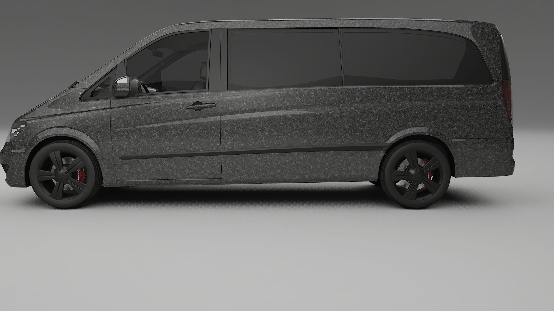 Mercedes Viano Extralong W439 Facelift LCI TPU Lackskyddsfilm | FORGED S Färgskiftande PPF – Komplett Förskuret Kit 2