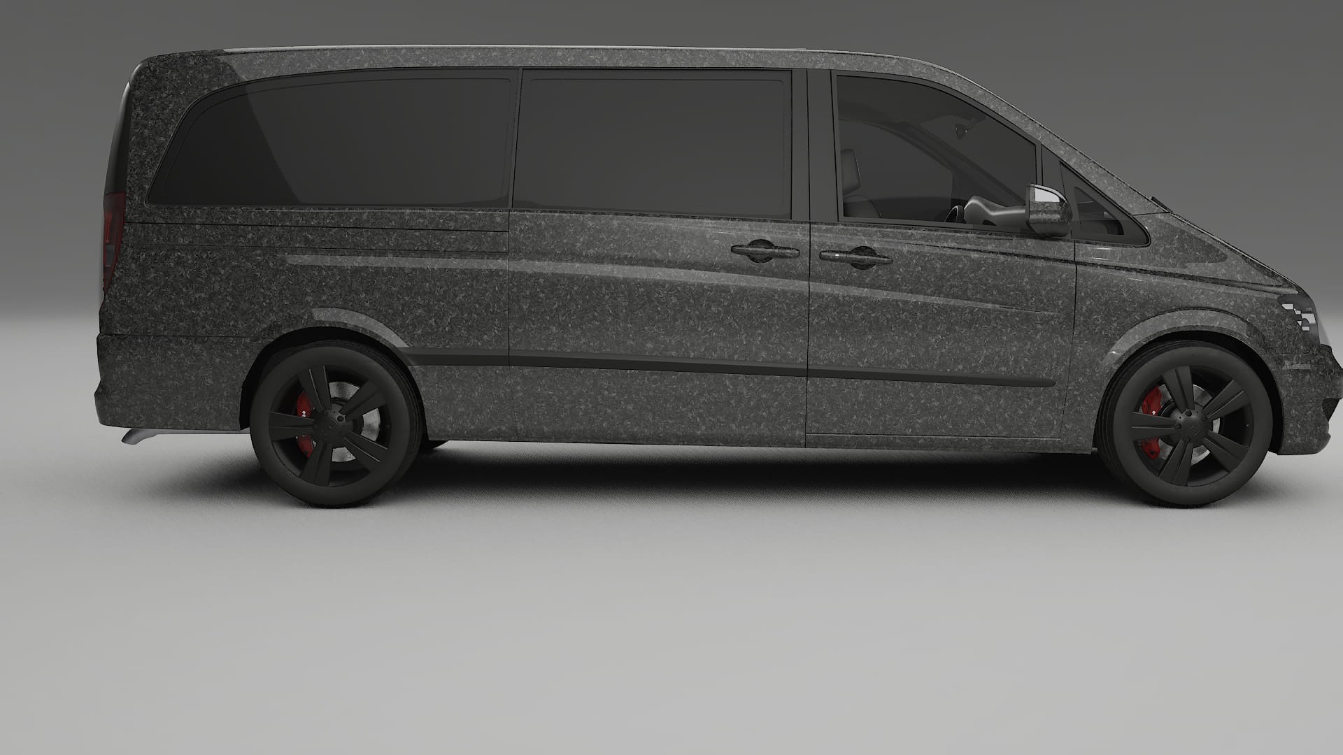 Mercedes Viano Extralong W439 Facelift LCI TPU Lackskyddsfilm | FORGED S Färgskiftande PPF – Komplett Förskuret Kit