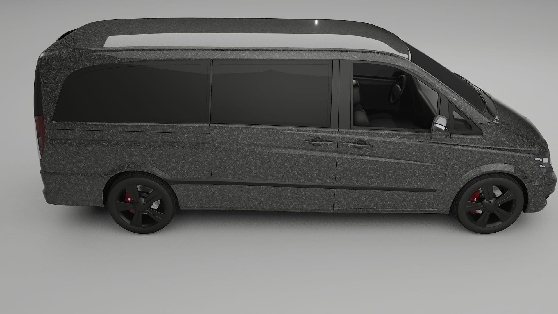 Mercedes Viano Extralong W439 Facelift LCI TPU Lackskyddsfilm | FORGED S Färgskiftande PPF – Komplett Förskuret Kit