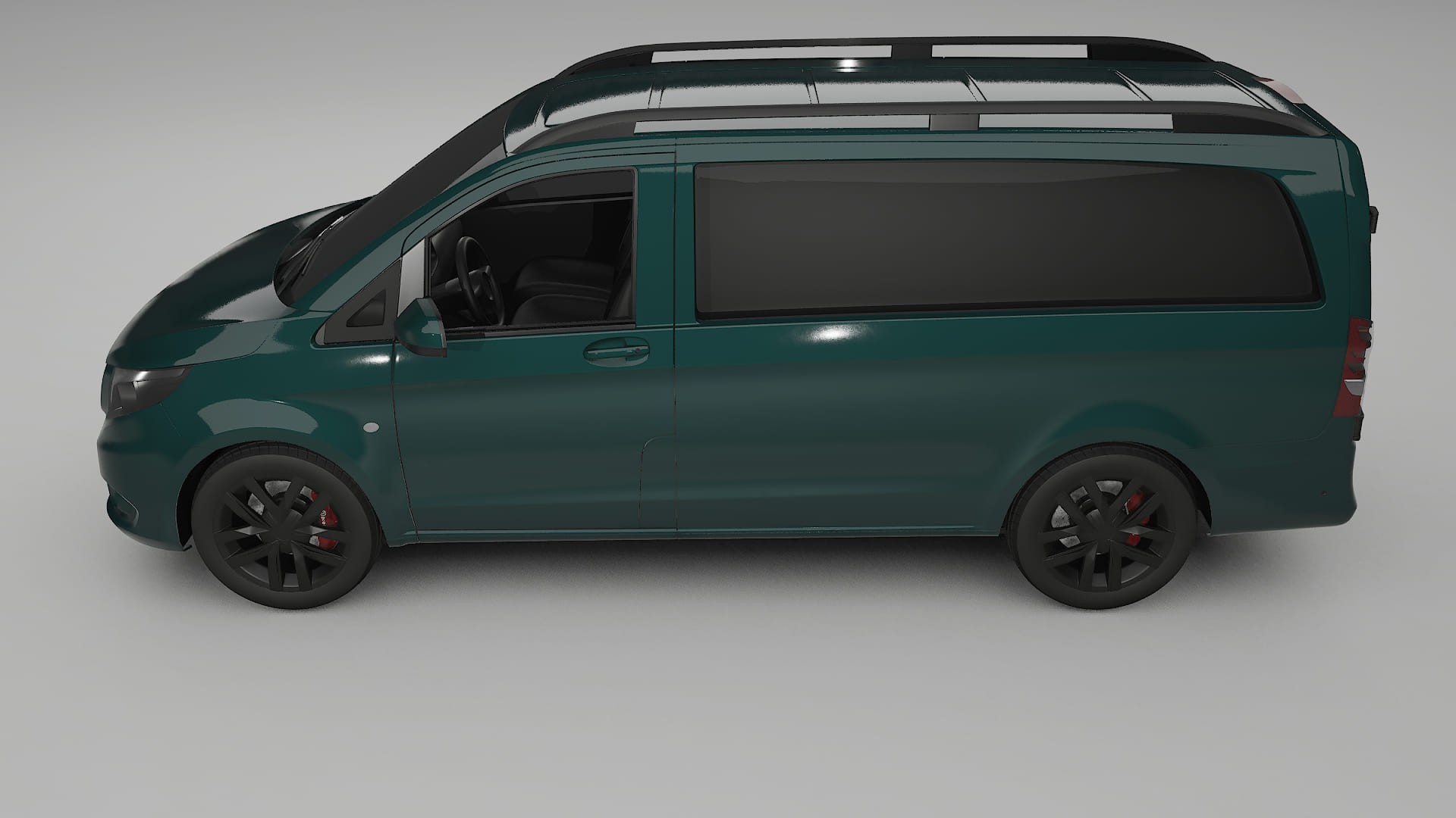 Mercedes Vito Short W447 prefacelift pre LCI TPU Lackskyddsfilm | INFERNO Färgskiftande PPF – Komplett Förskuret Kit