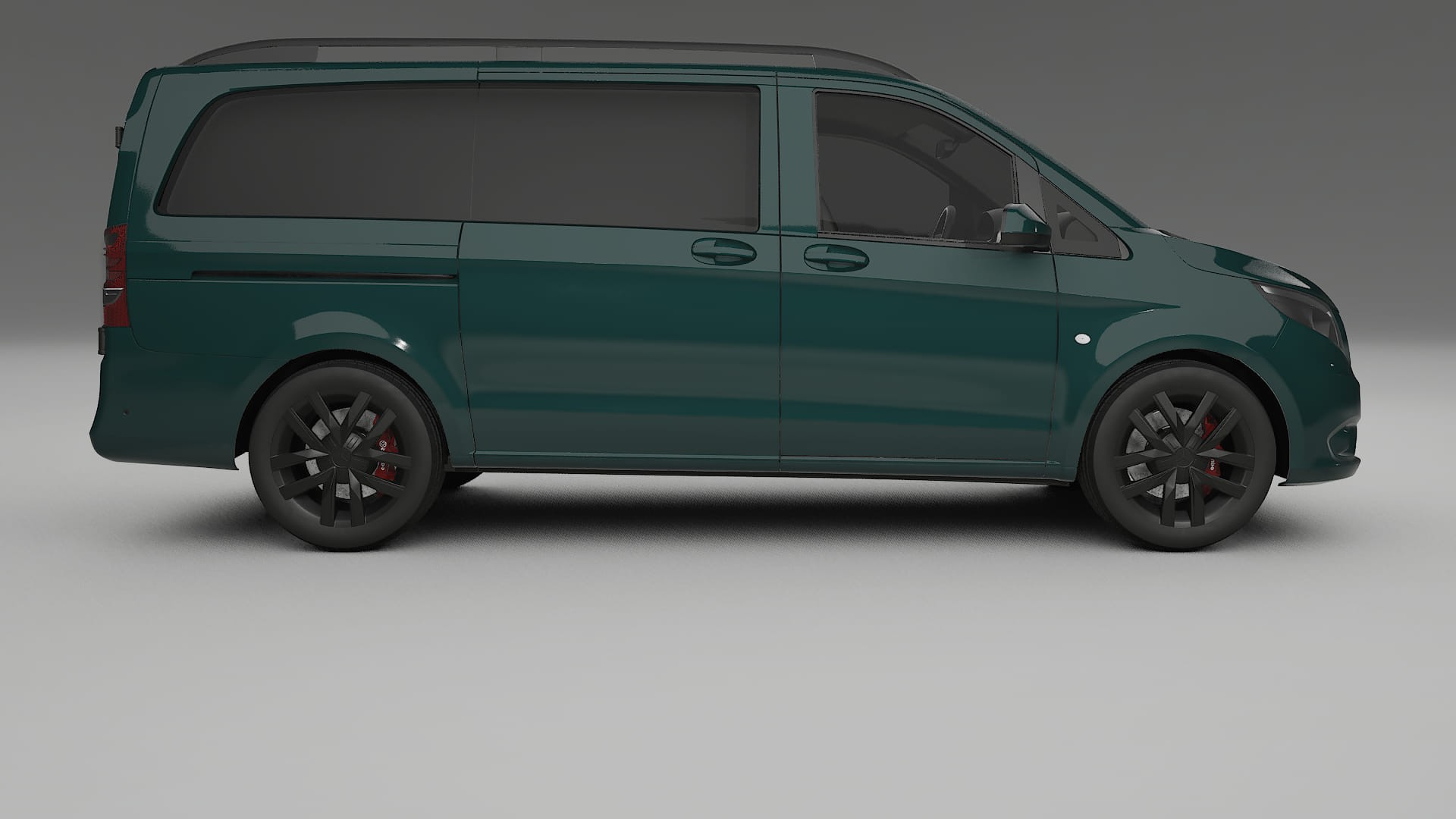 Mercedes Vito Short W447 prefacelift pre LCI TPU Lackskyddsfilm | INFERNO Färgskiftande PPF – Komplett Förskuret Kit