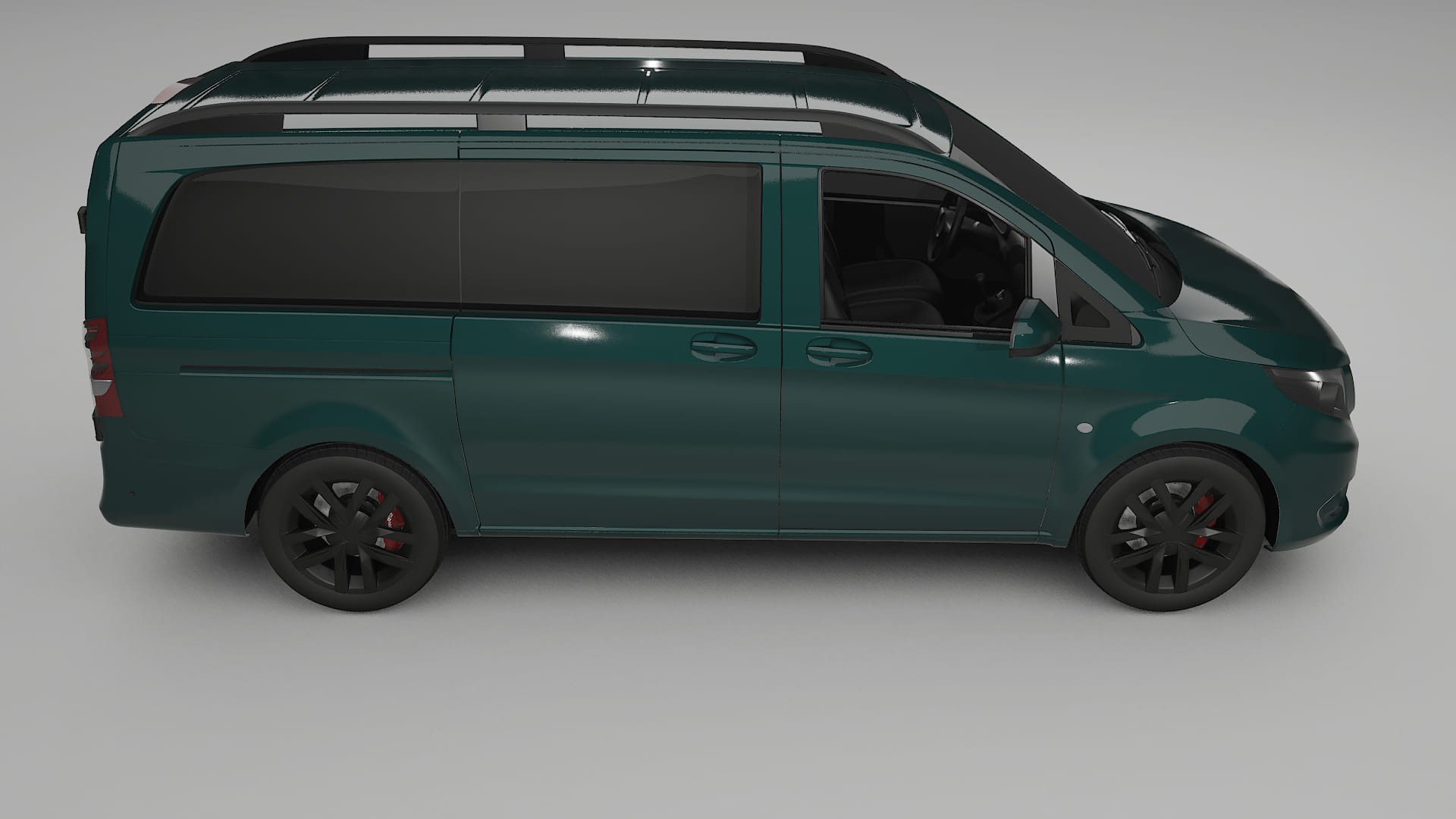 Mercedes Vito Short W447 prefacelift pre LCI TPU Lackskyddsfilm | INFERNO Färgskiftande PPF – Komplett Förskuret Kit