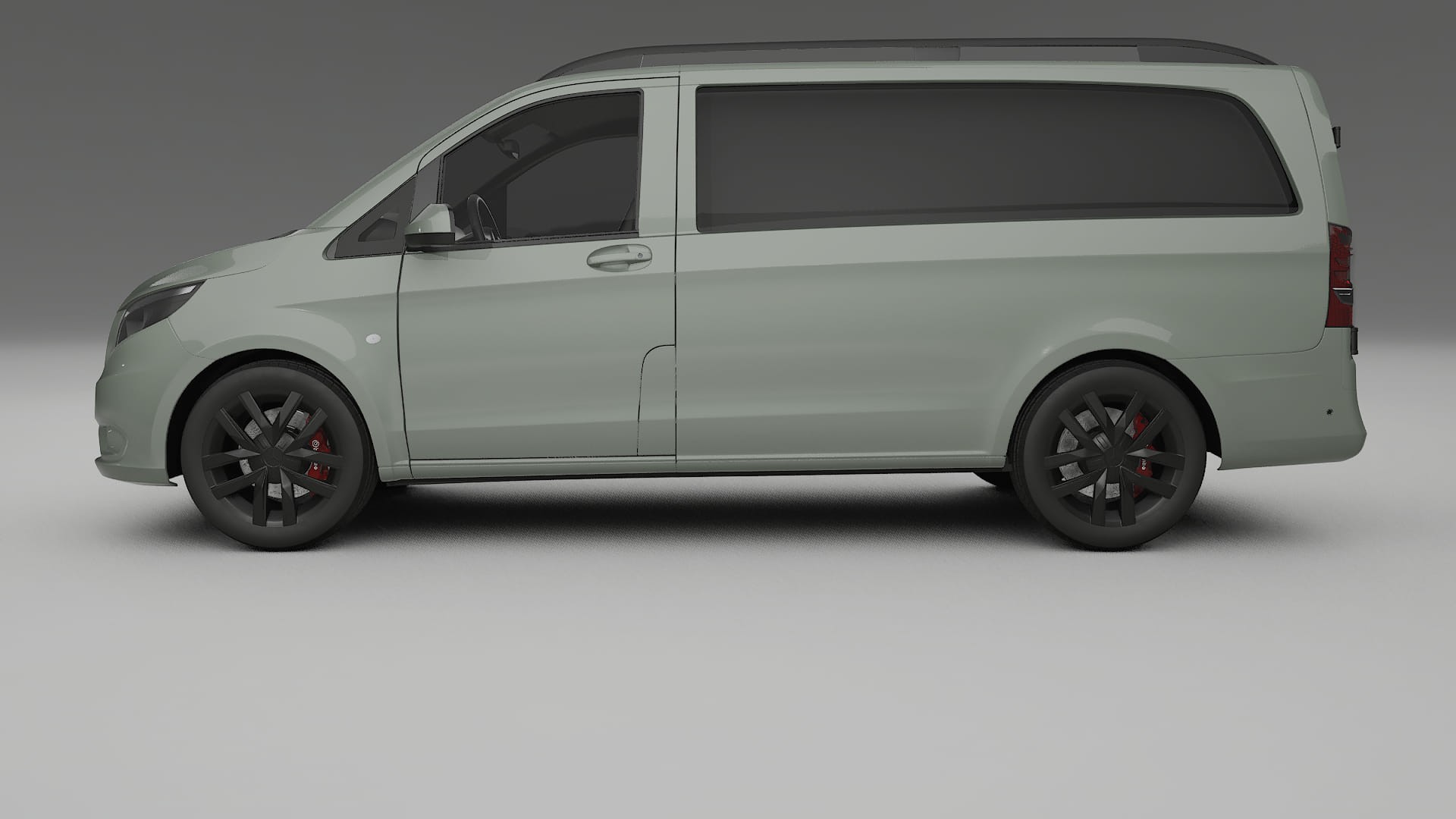 Mercedes Vito Short W447 prefacelift pre LCI TPU Lackskyddsfilm | SLATE Färgskiftande PPF – Komplett Förskuret Kit